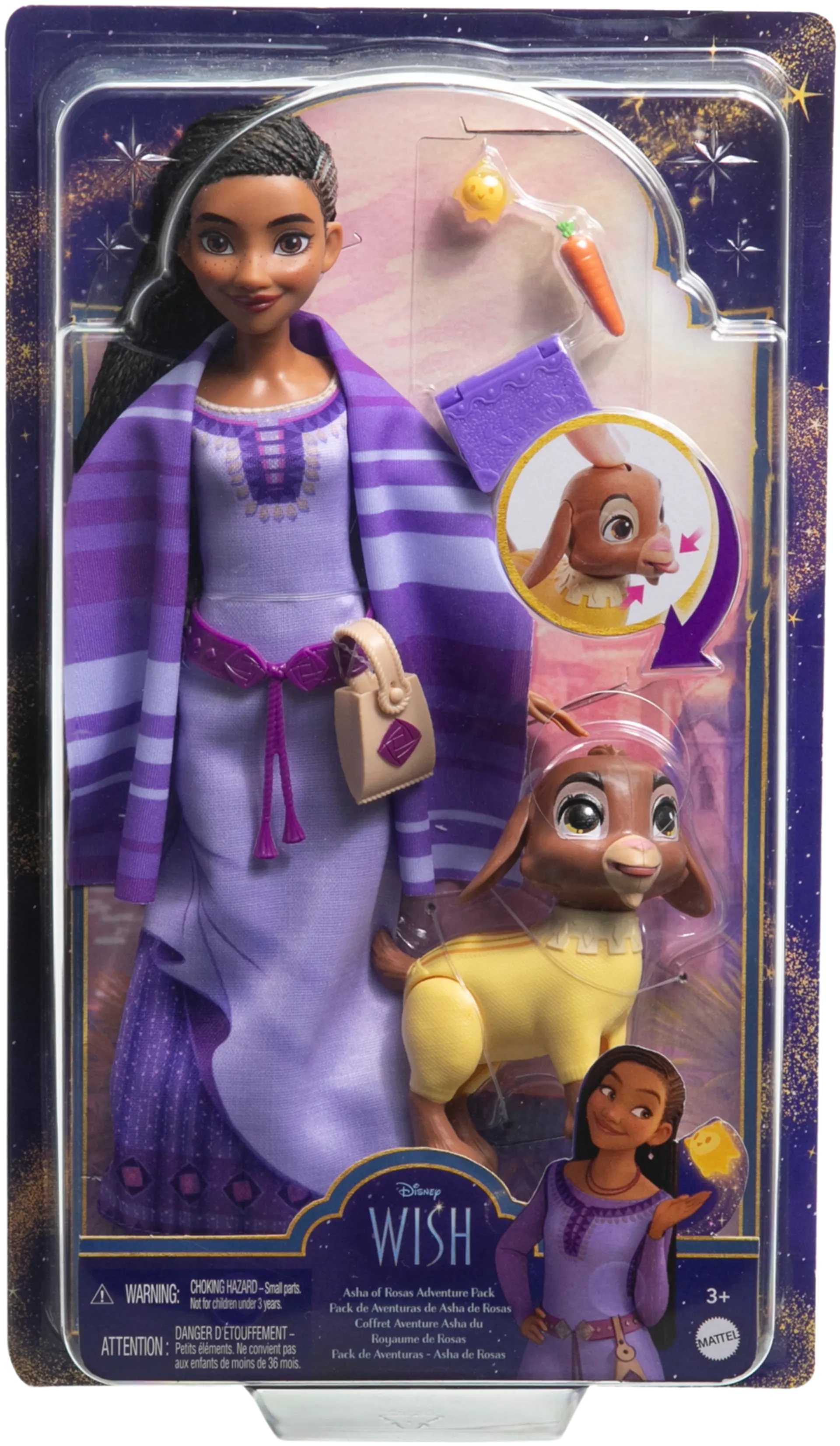 Disney Princess Wish Fd Hero Doll Travel Pack Hpx25 - 1