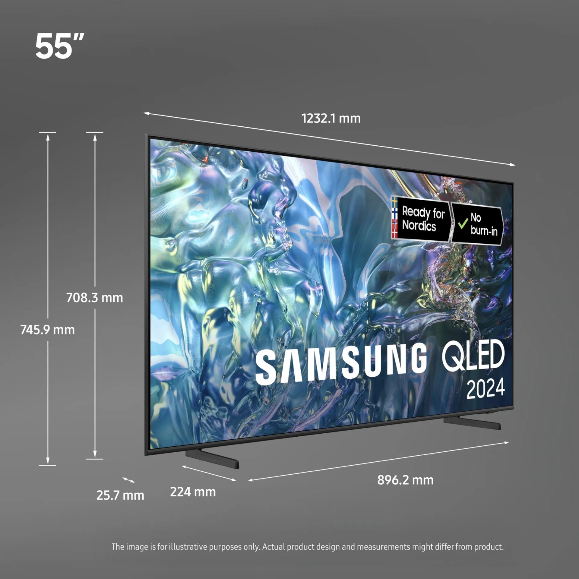 Samsung 55" 4K UHD QLED Smart TV TQ55Q60D - 3