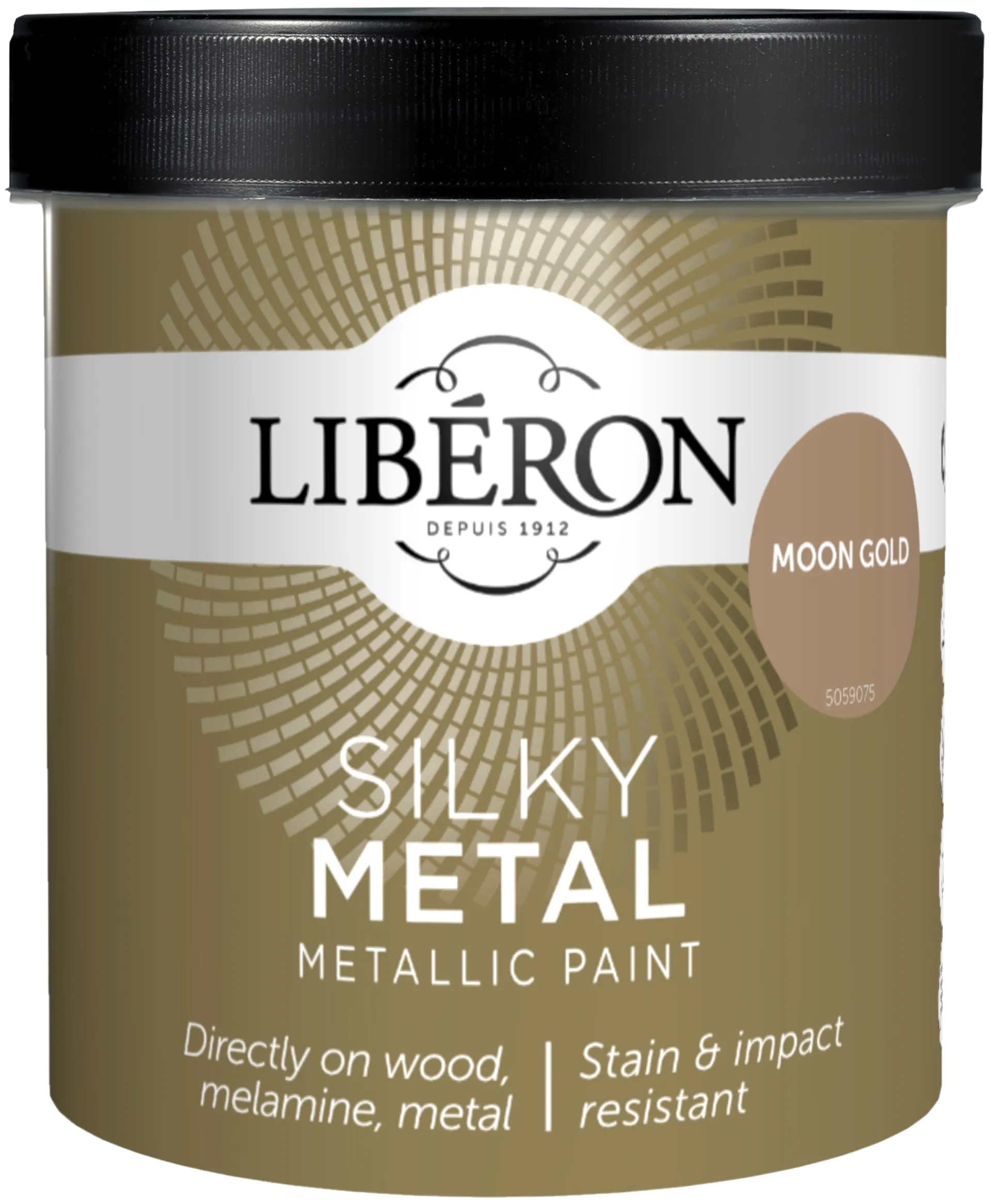 Liberon Silky Metalliefektimaali 500ml Moon Gold gloss - 1