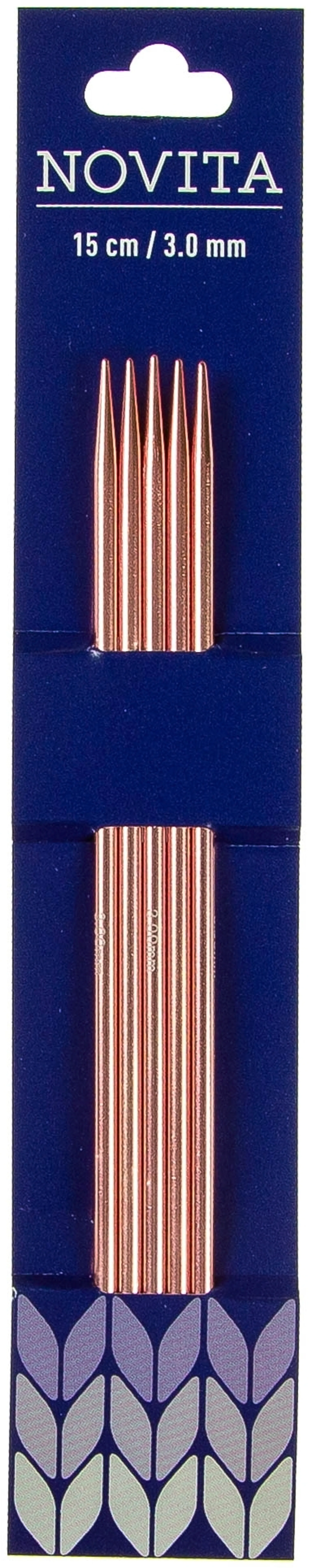 Novita Sukkapuikot 15cm - 3 mm v.punainen