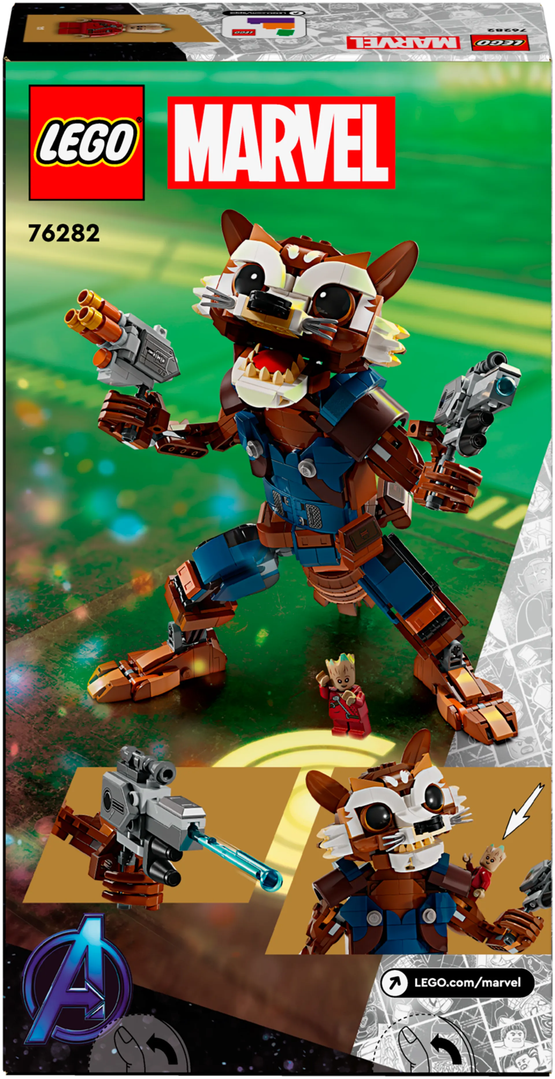 LEGO Super Heroes Marvel 76282 Rocket ja Baby Groot - 3