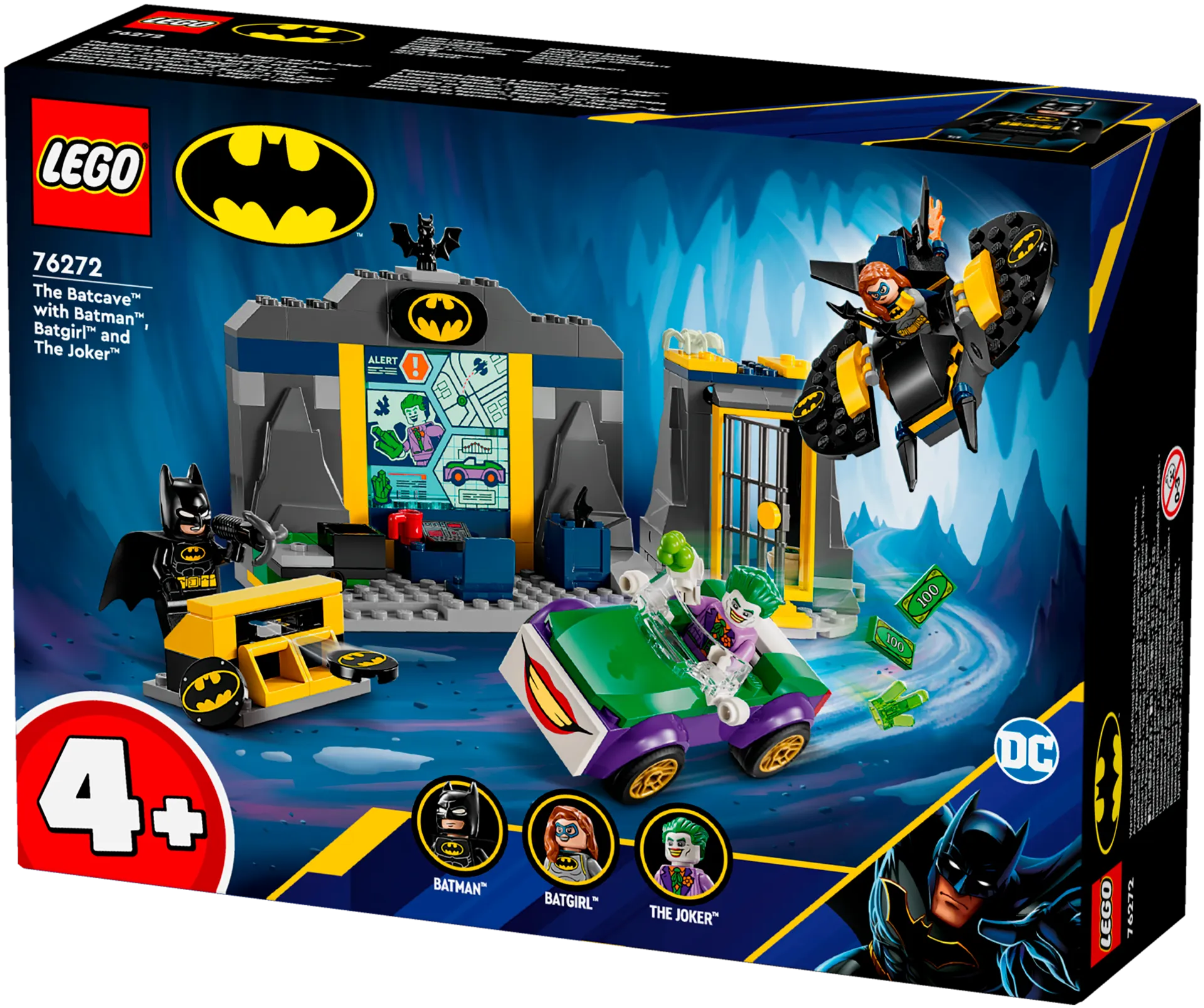 LEGO Marvel Super Heroes 76272 Lepakkoluola, Batman™, Batgirl™ ja The Joker™ - 3