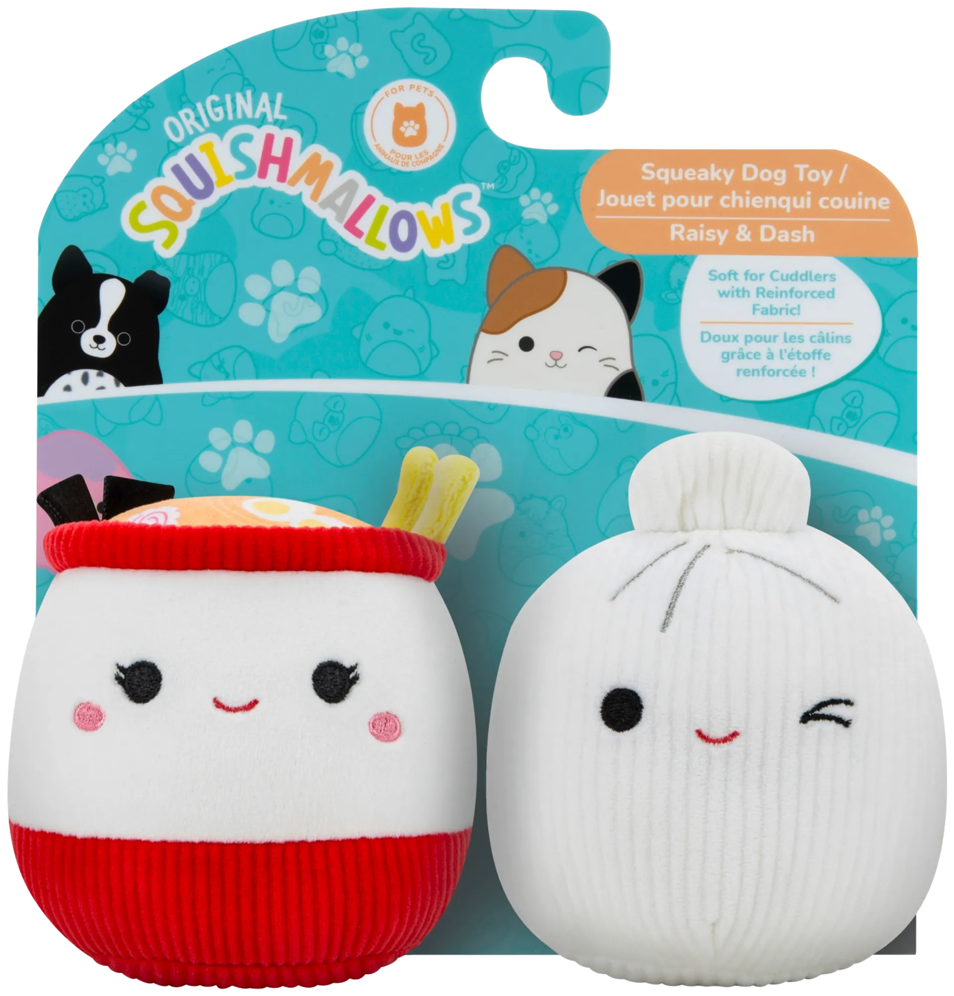 Squishmallows pehmolelu Squeaky tuplapakkaus 9 cm, erilaisia - 4