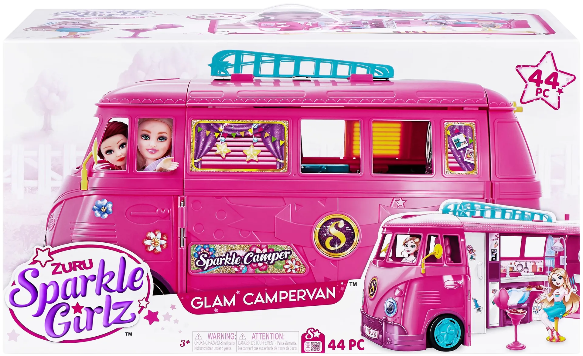 Sparkle Girlz matkailuauto Retro Camper Van - 2