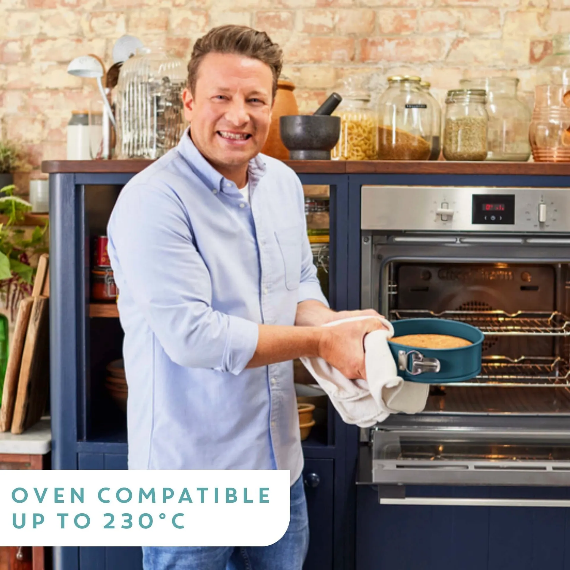 Tefal Jamie Oliver rengaskakkuvuoka 22 cm sininen J2591244 - 12