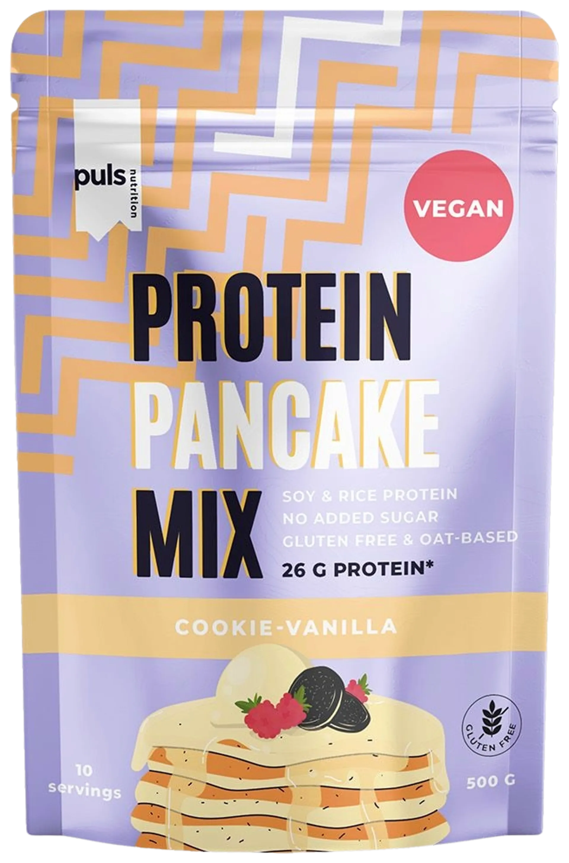 PULS Vegan Protein Pancake mix Cookie - Vanilla 500g