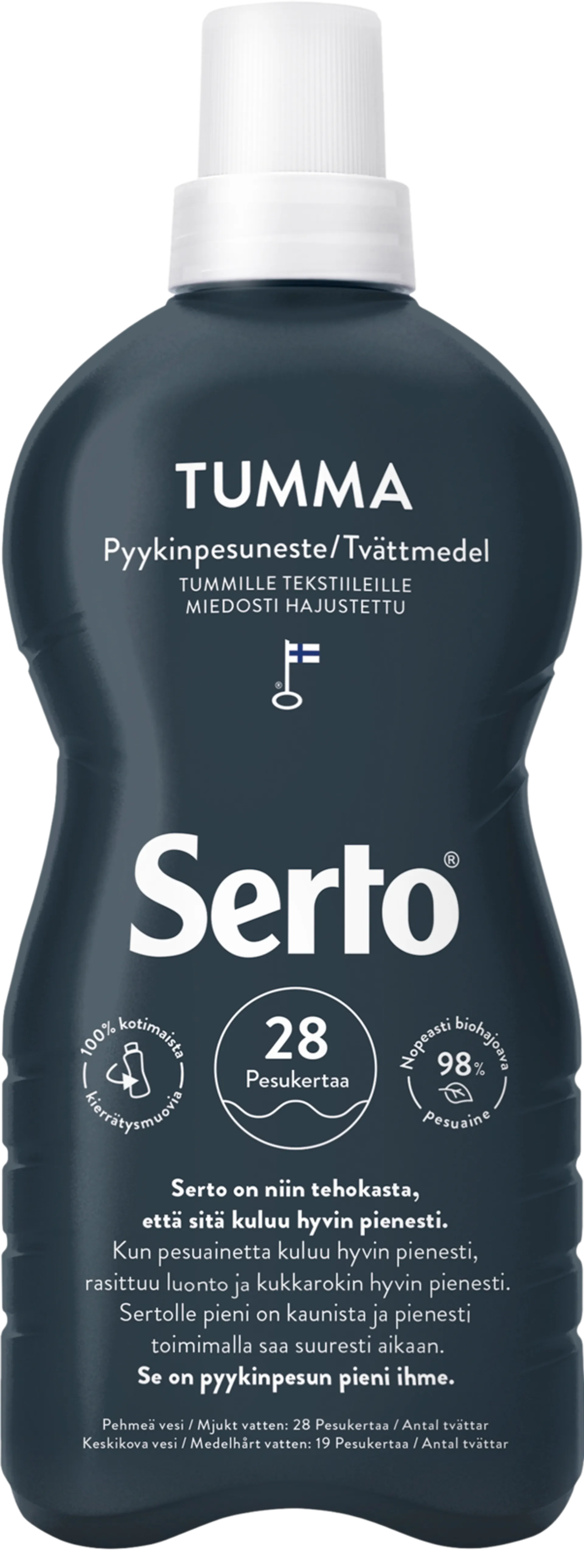 Serto Tumma Pyykinpesuneste 750 ml