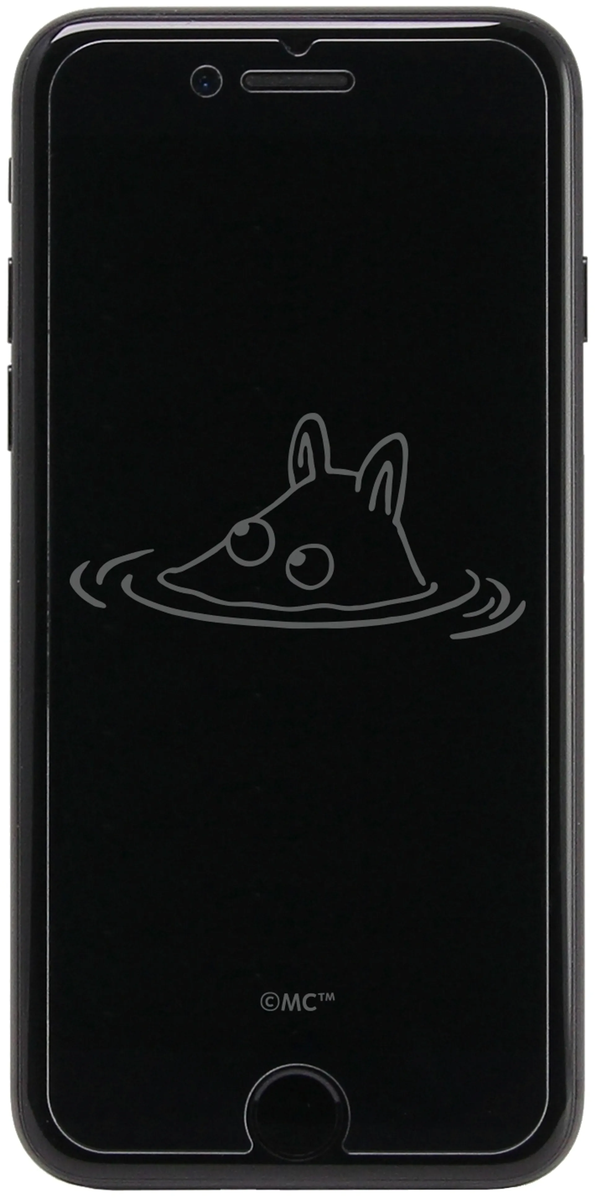 Moomin Our Sea holografinen suojalasi Muumipeikko hahmolla iPhone 6/6S7/8 - 1