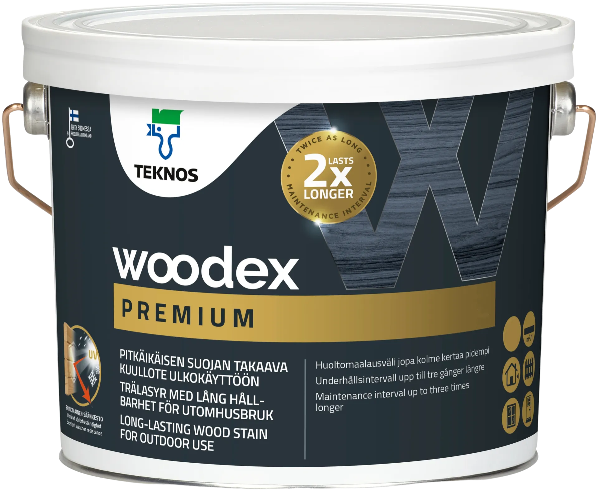 Teknos kuullote Woodex Premium 2,7 l väritön sävytettävä