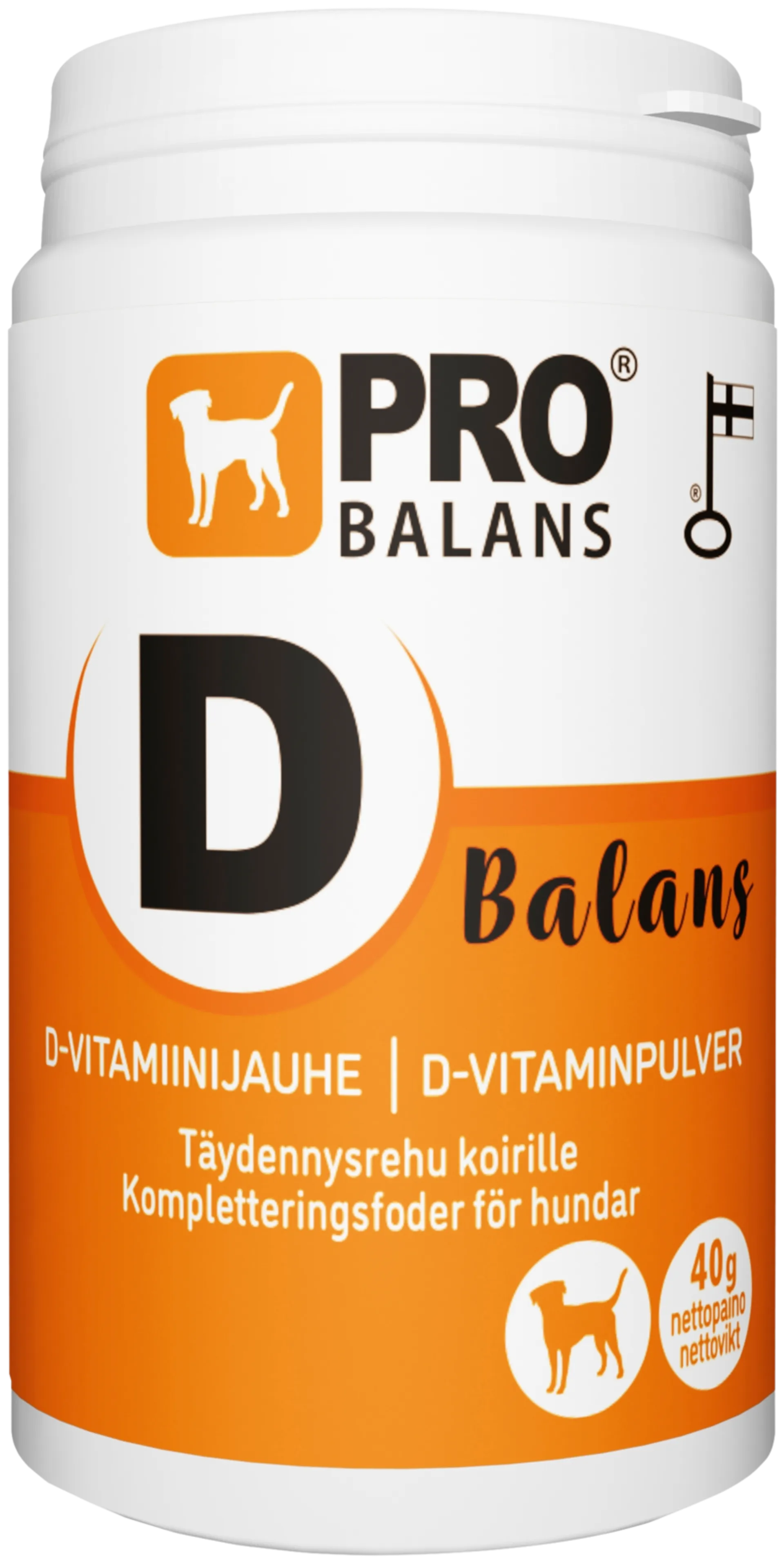 Probalans D-balans D-vitamiinijauhe koirille 40 g