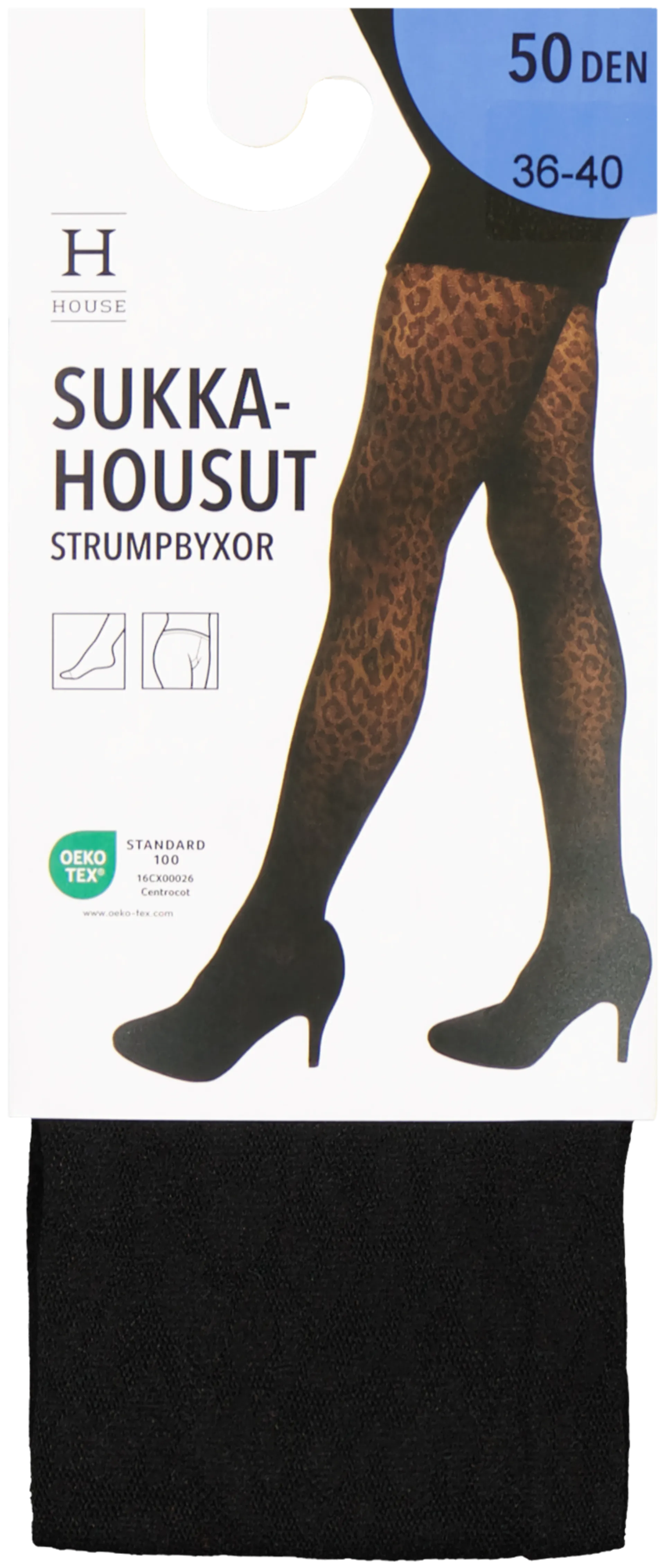 House naisten sukkahousut 50 denier 22AU23060 - BLACK - 1