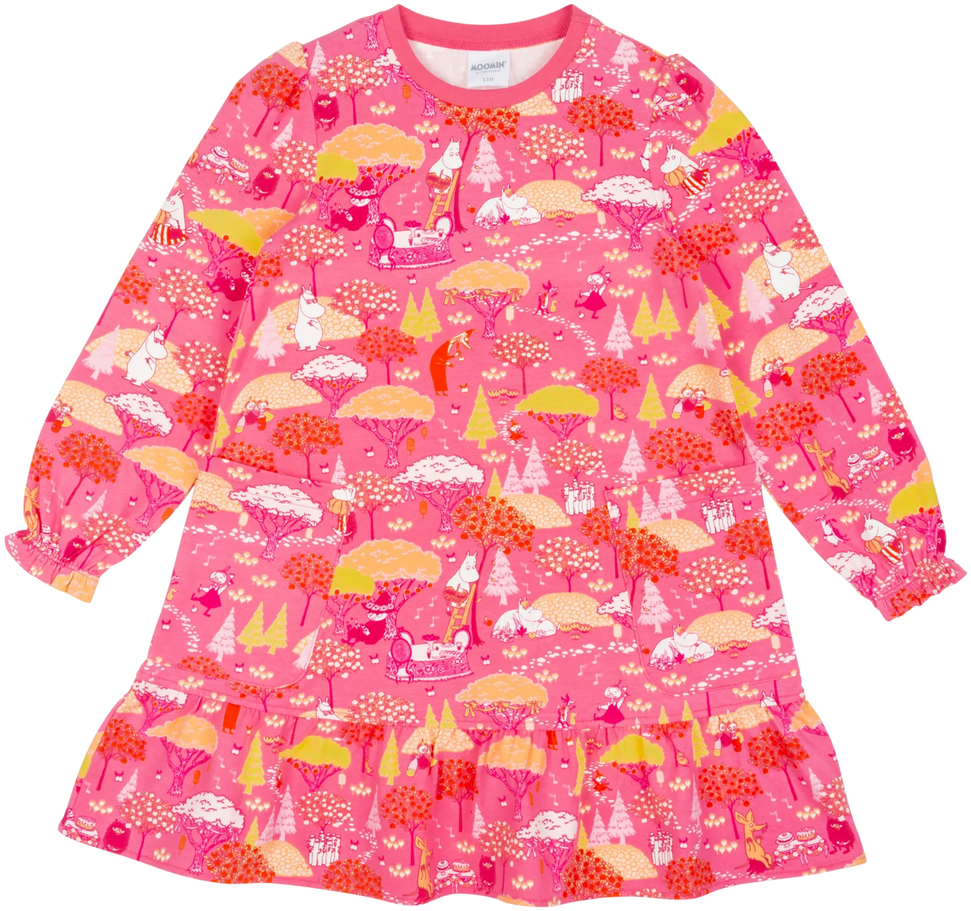 Moomin by Martinex lasten mekko Sadonkorjuu 584891 - Pinkki - 1