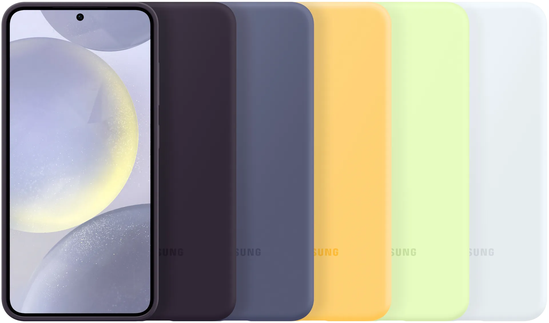 Samsung S24 silikonisuoja tumma violetti - 6