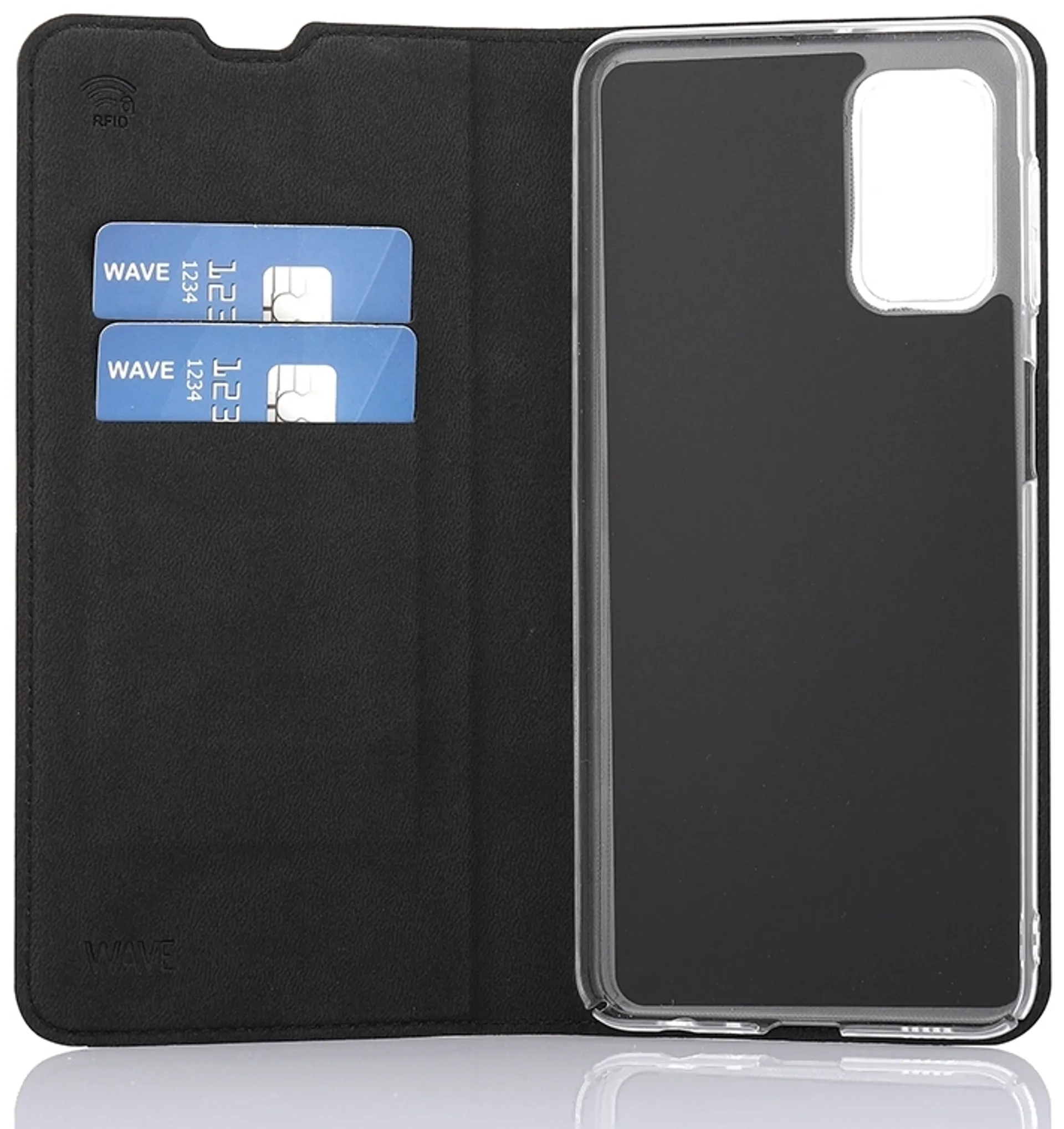 Wave Book Case, Samsung Galaxy A32 5G, Musta - 3