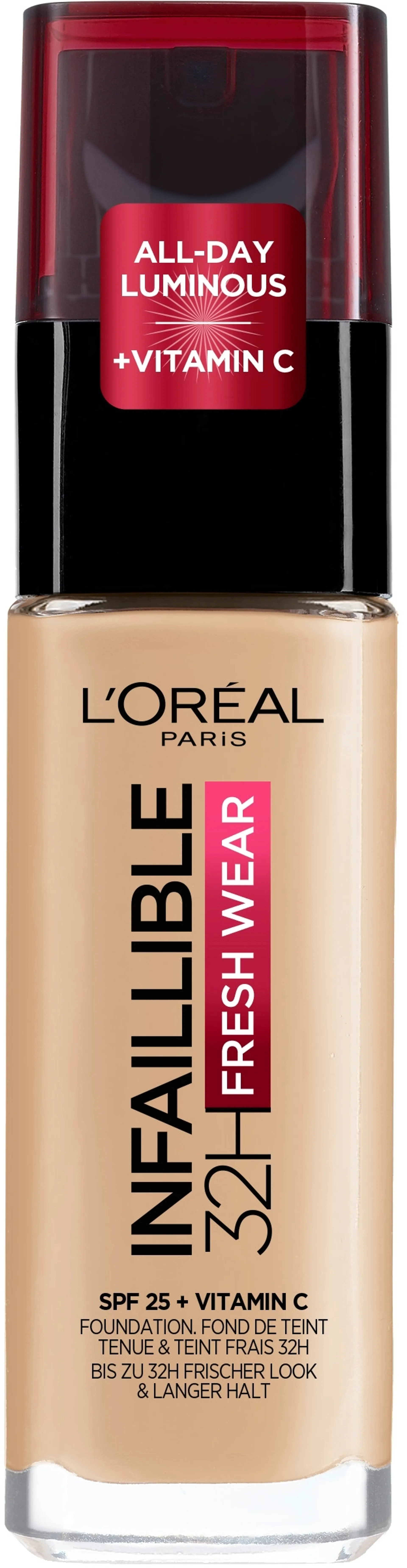 L'Oréal Paris Infaillible Fresh Wear 100 Linen meikkivoide 30ml - 1