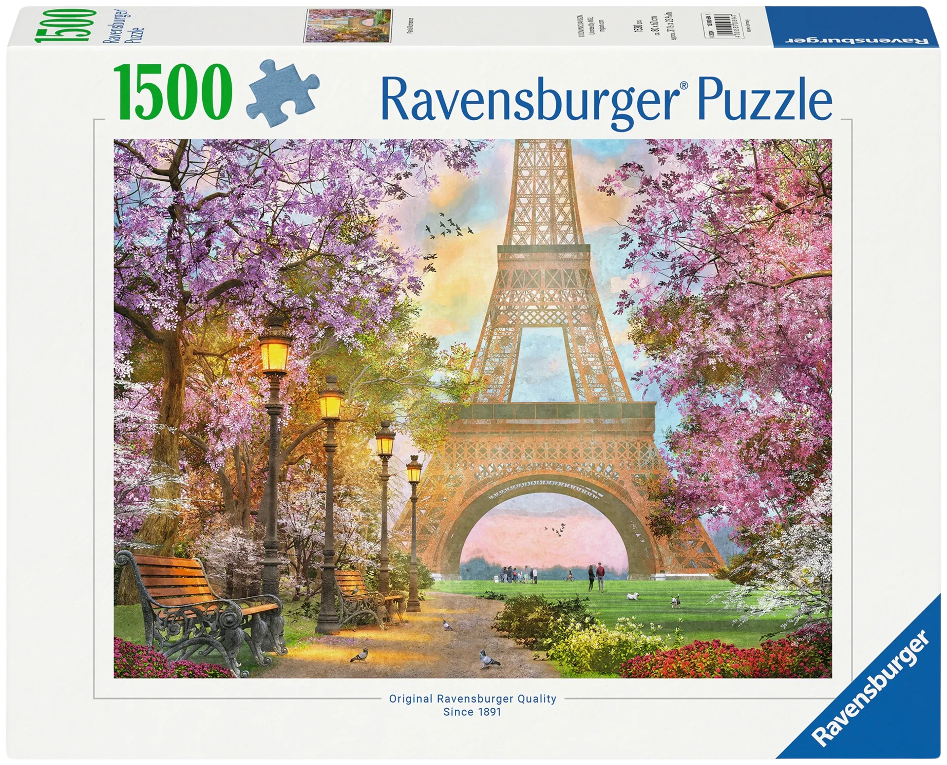 Ravensburger palapeli 1500 palaa, erilaisia - 1