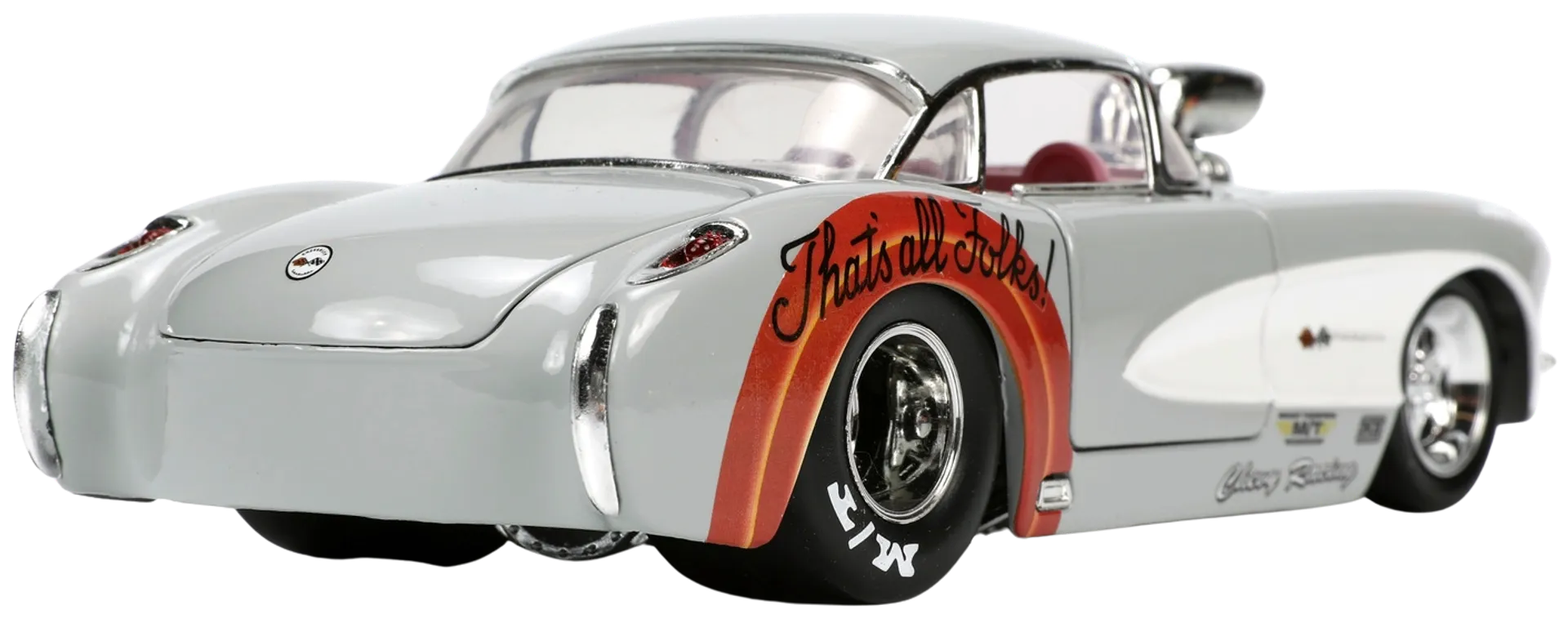 Jada Looney Tunes Väiski Vemmelsääri ja 1957 Chevrolet Corvette, 19 cm, 1:24, die-cast - 7