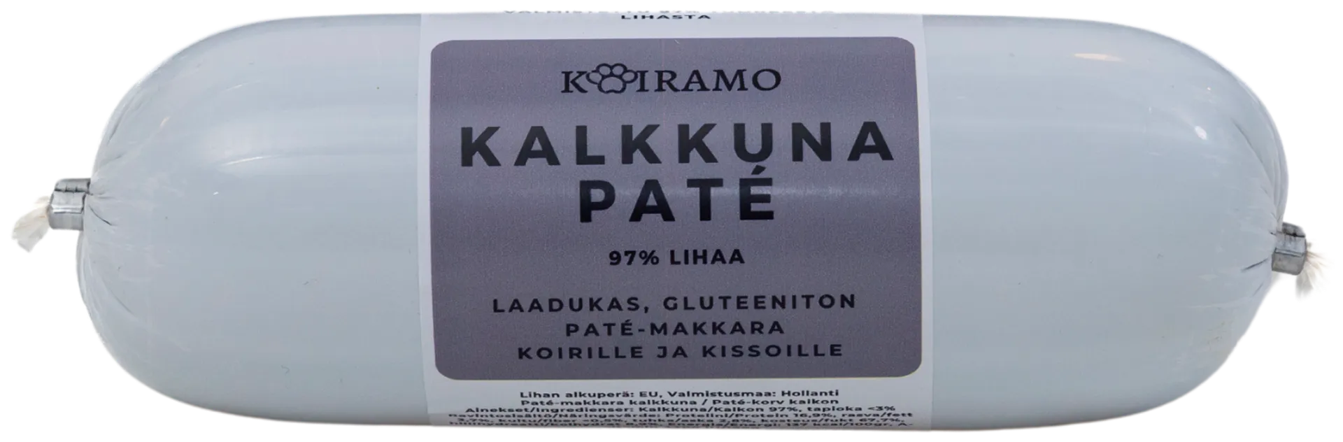 Koiramo Kalkkuna Paté-makkara gluteeniton 400g koiralle - 1