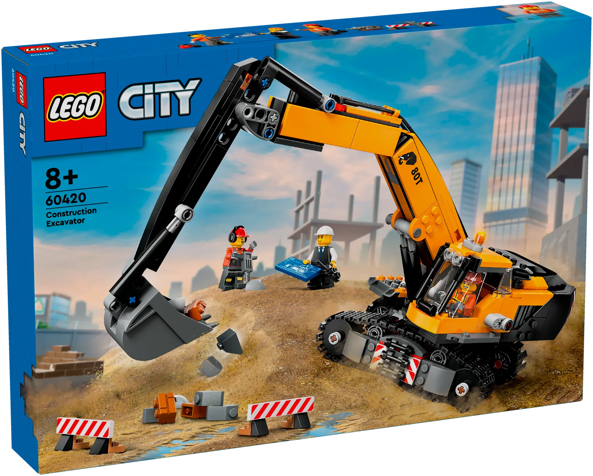 LEGO® City Big Vehicles 60420 Keltainen rakennuskaivuri - 2