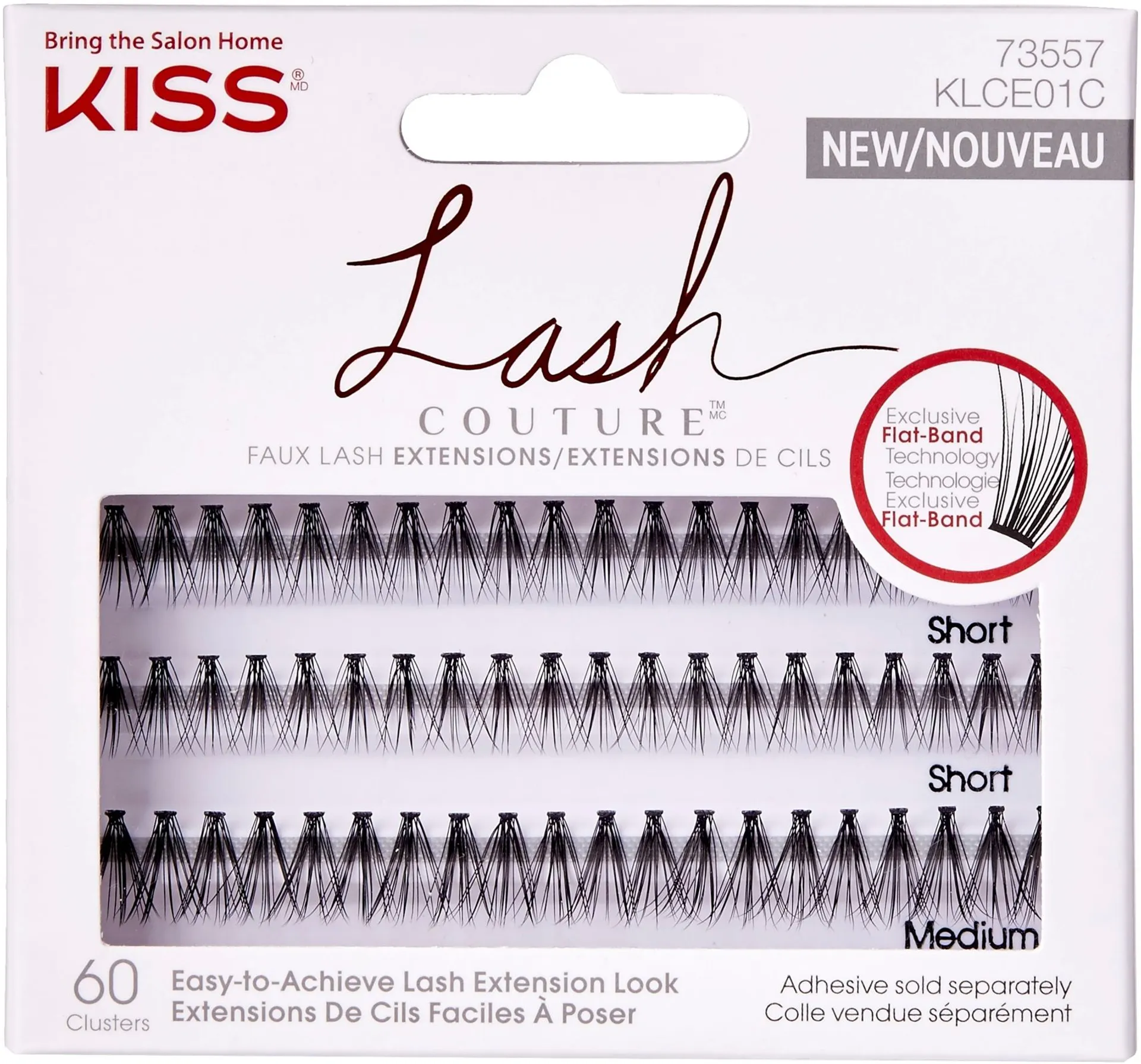 Kiss Lash Couture Faux ripsienpidennys 60 tupsua - 1
