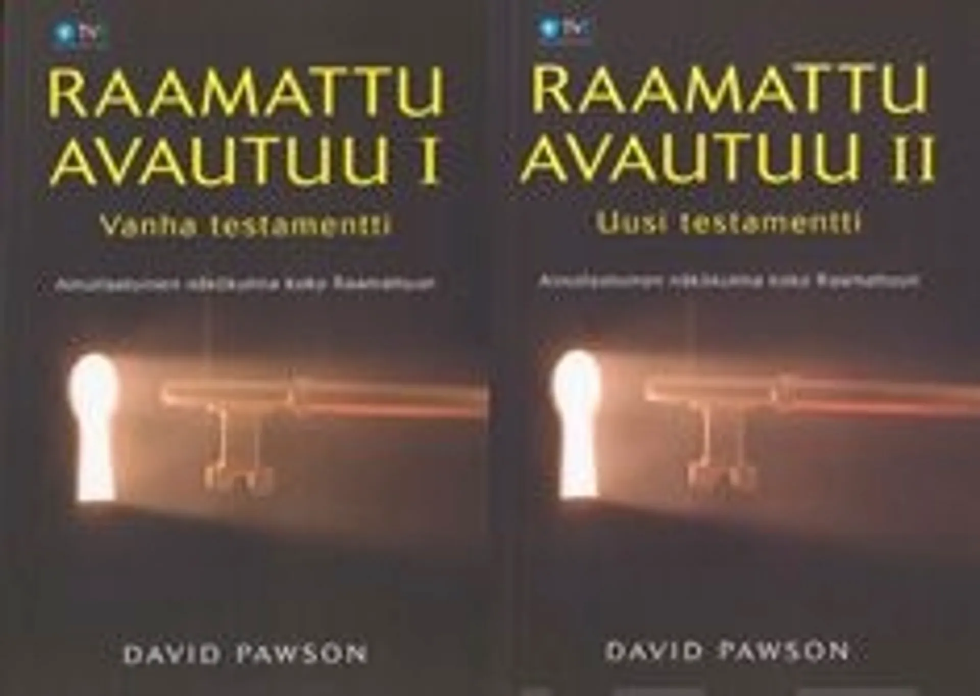 Pawson, Raamattu avautuu 1-2 - osa 1 Vanha testamentti : osa 2 Uusi testamentti