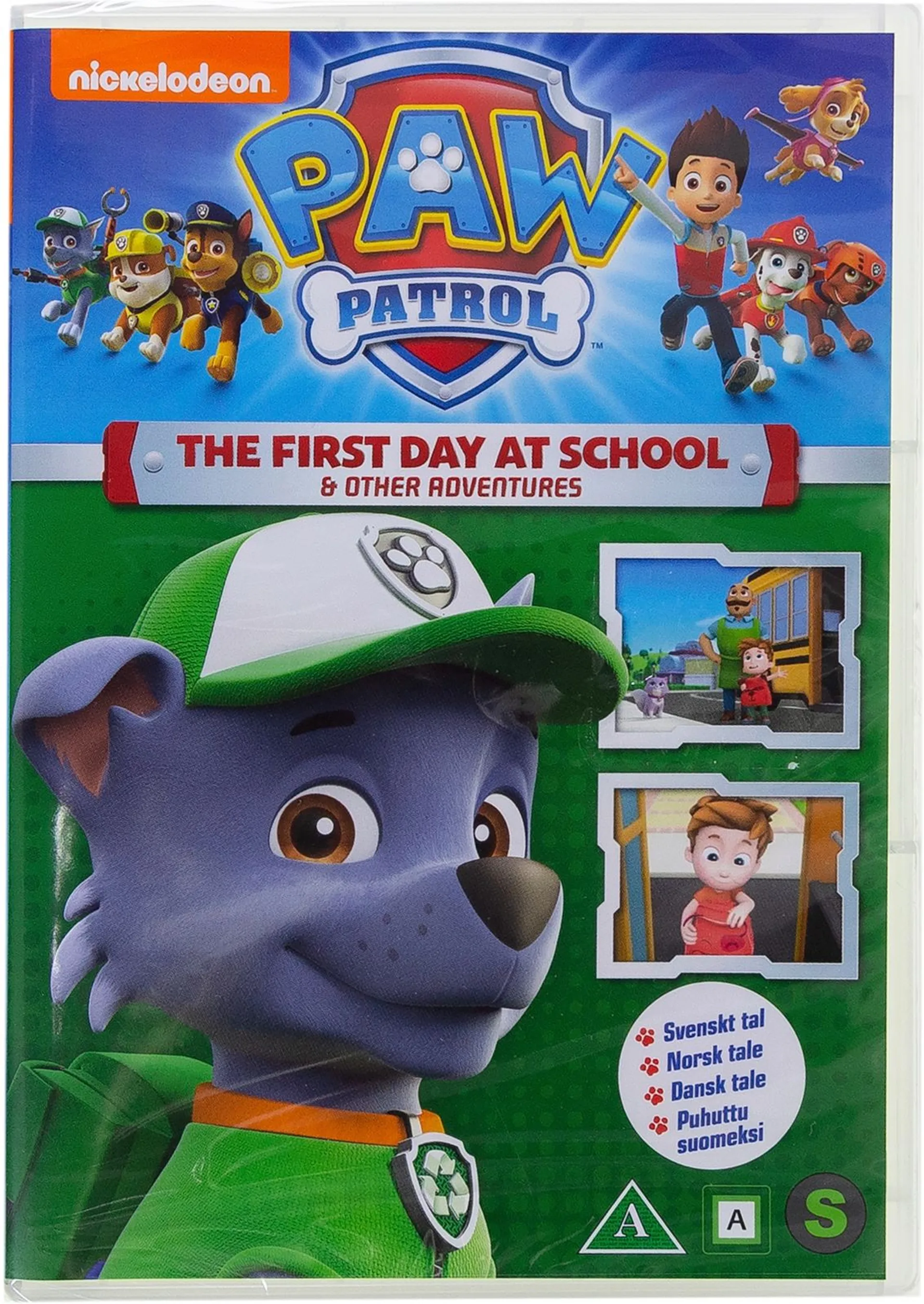 Paw Patrol kausi 1 osa 8 - Ensimmäinen koulupäivä DVD