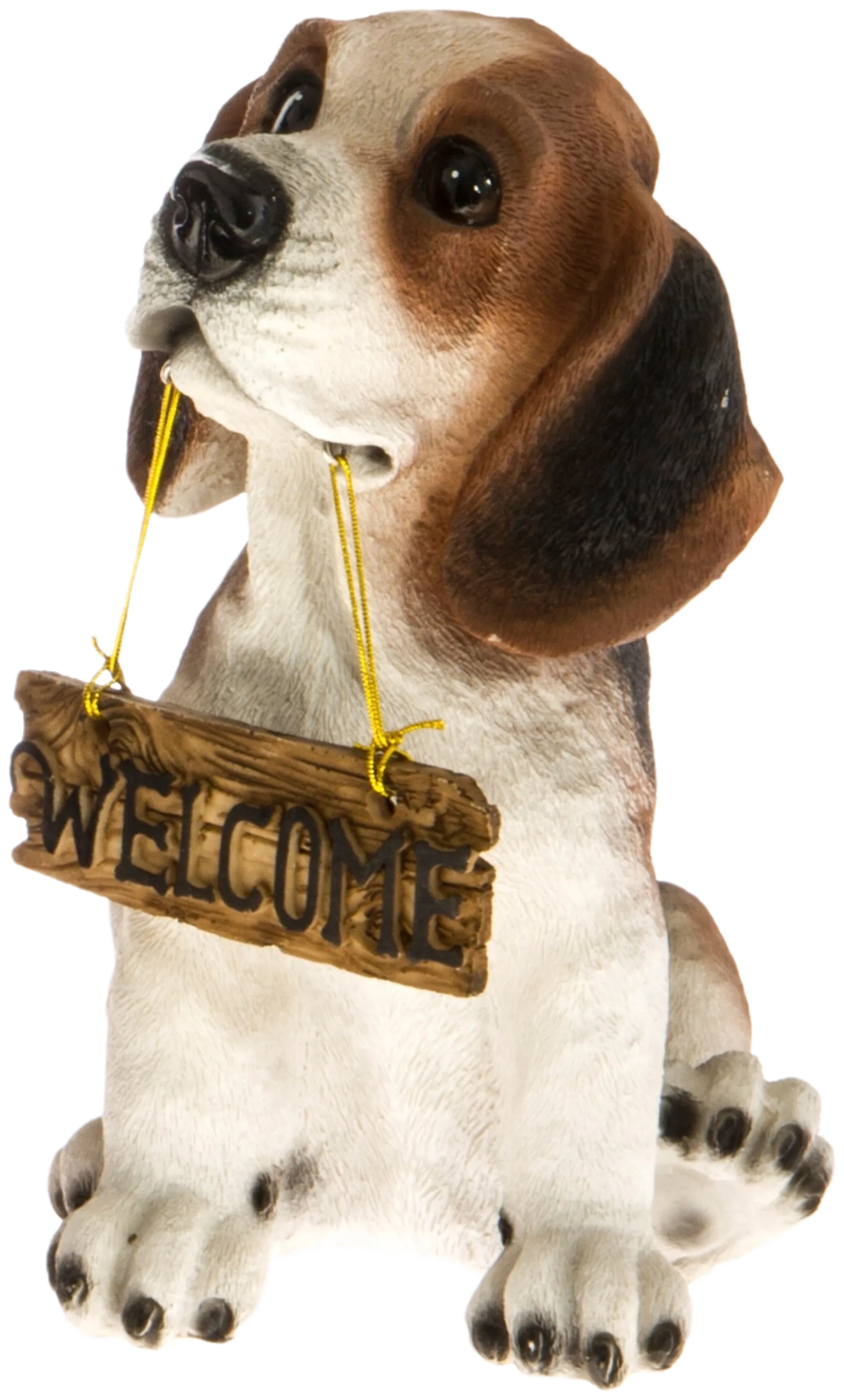 4Living Koira 24 cm "welcome" -kyltti  beagle