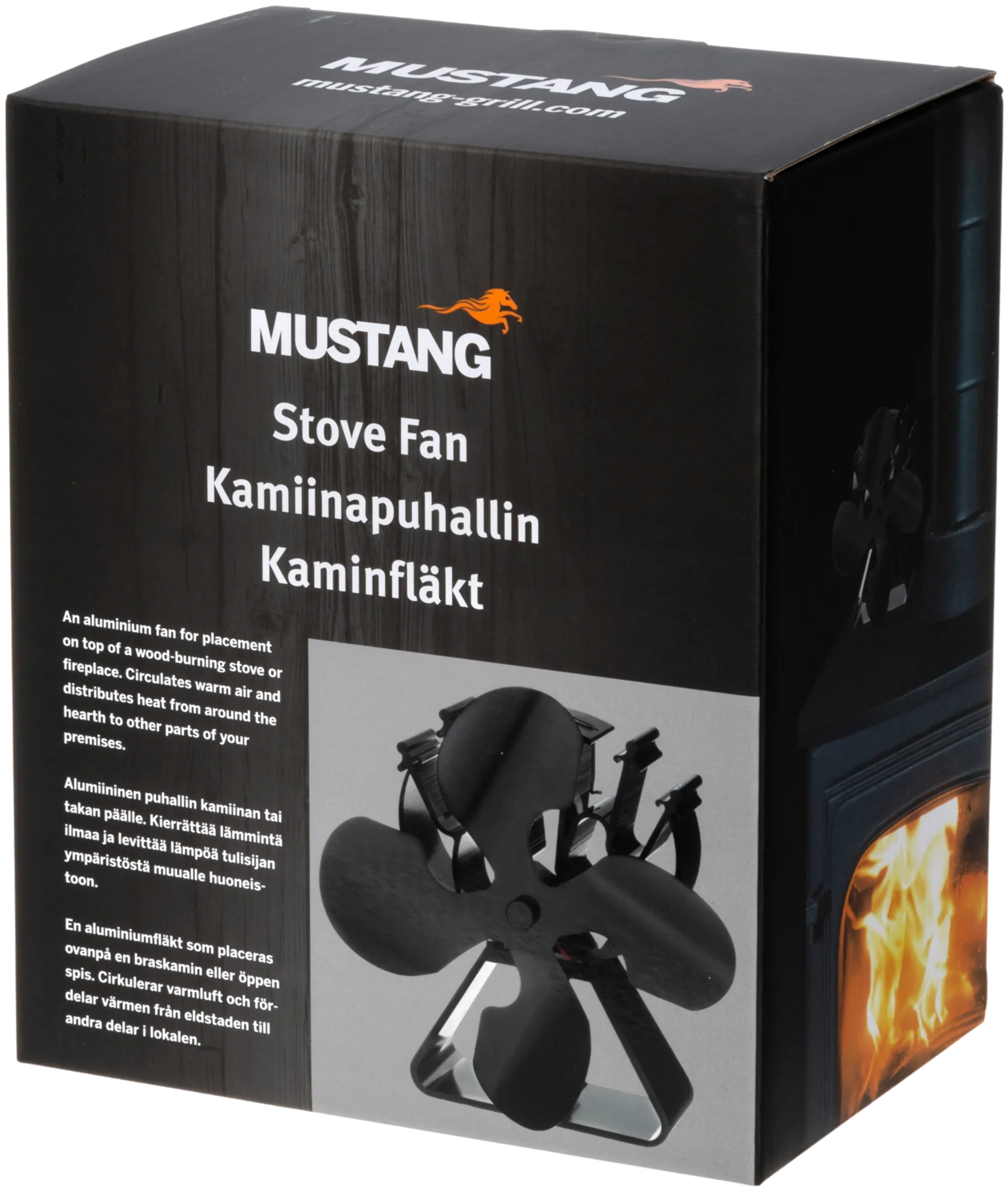 Mustang Kaminapuhallin 4-lapainen - 3