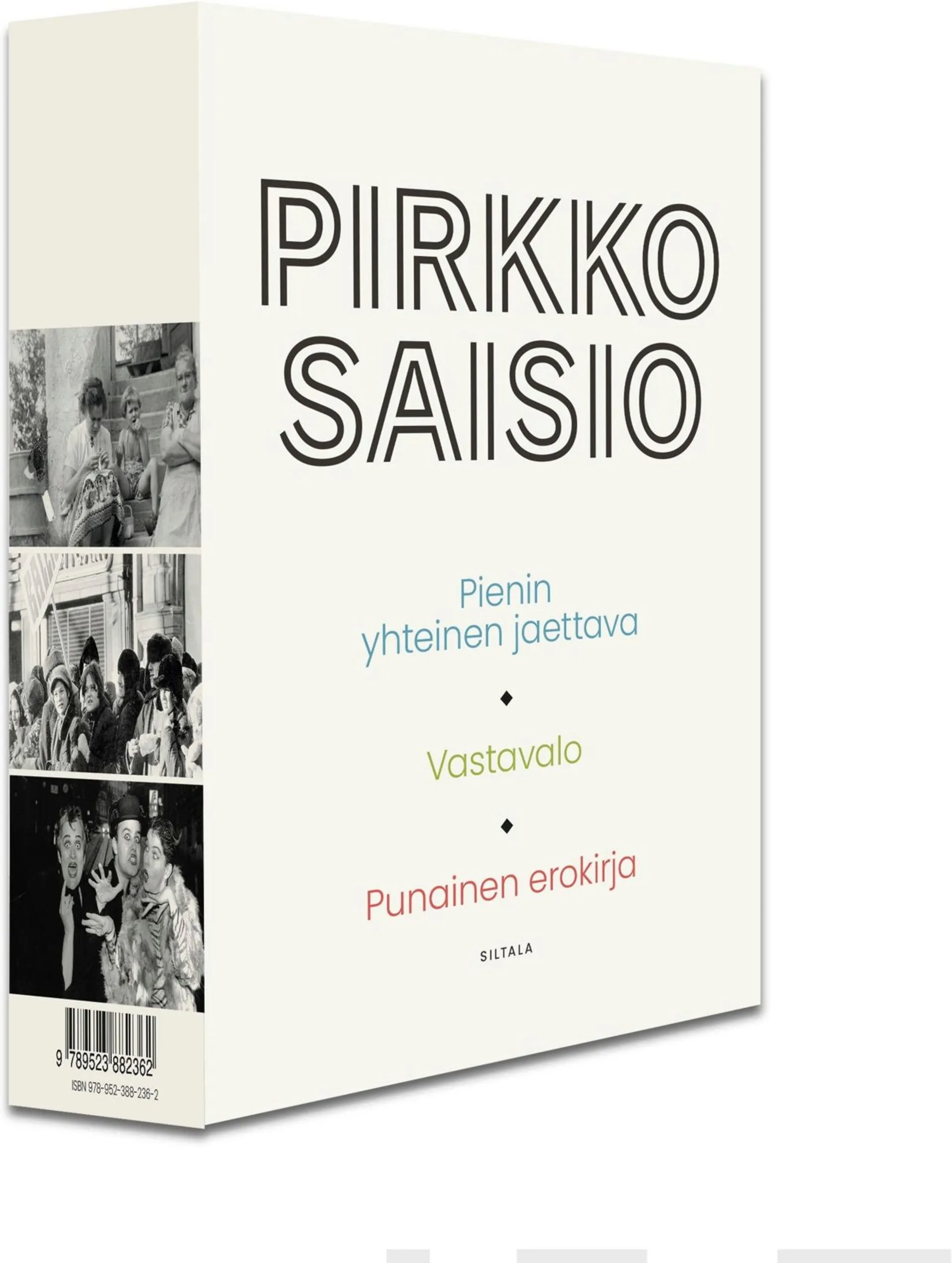 Saisio, Pirkko Saisio: romaanitrilogia (boksi) - Pienin yhteinen jaettava : Vastavalo : Punainen erokirja