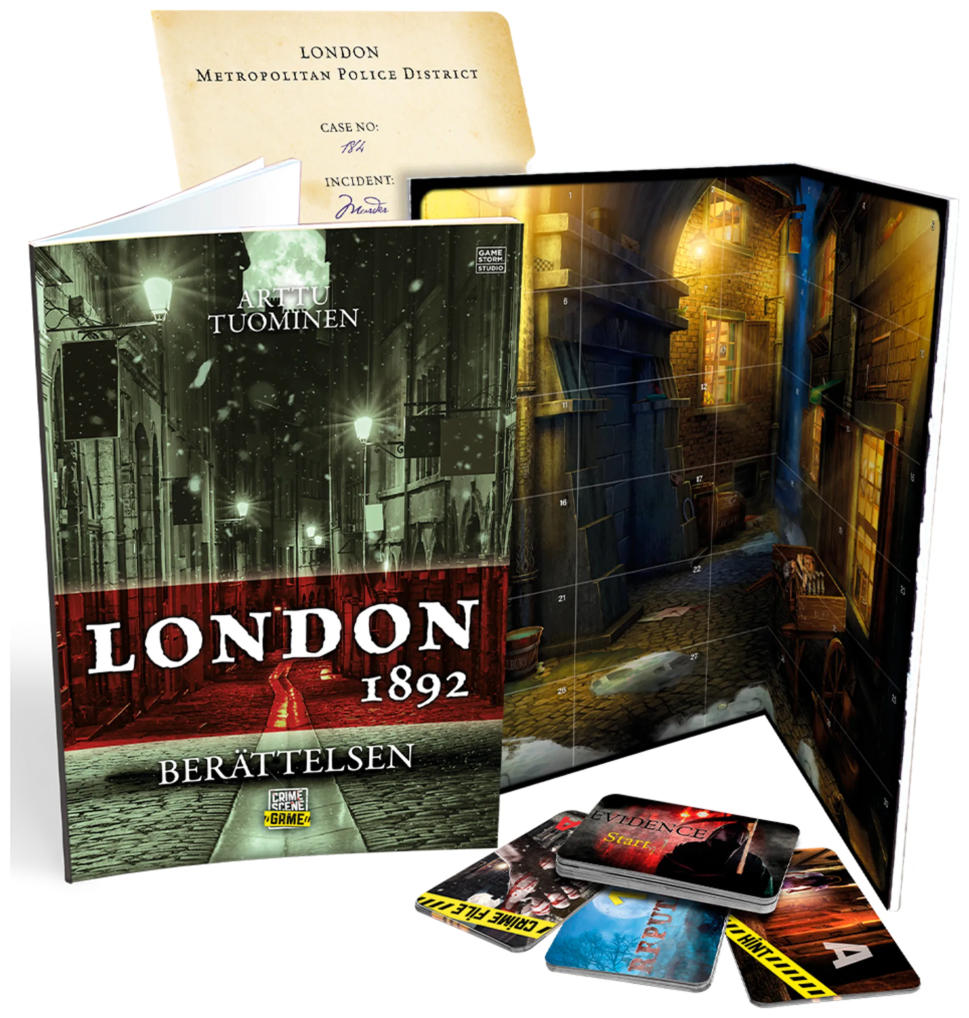 Tactic lautapeli Crime Scene London 1892 SE - 2