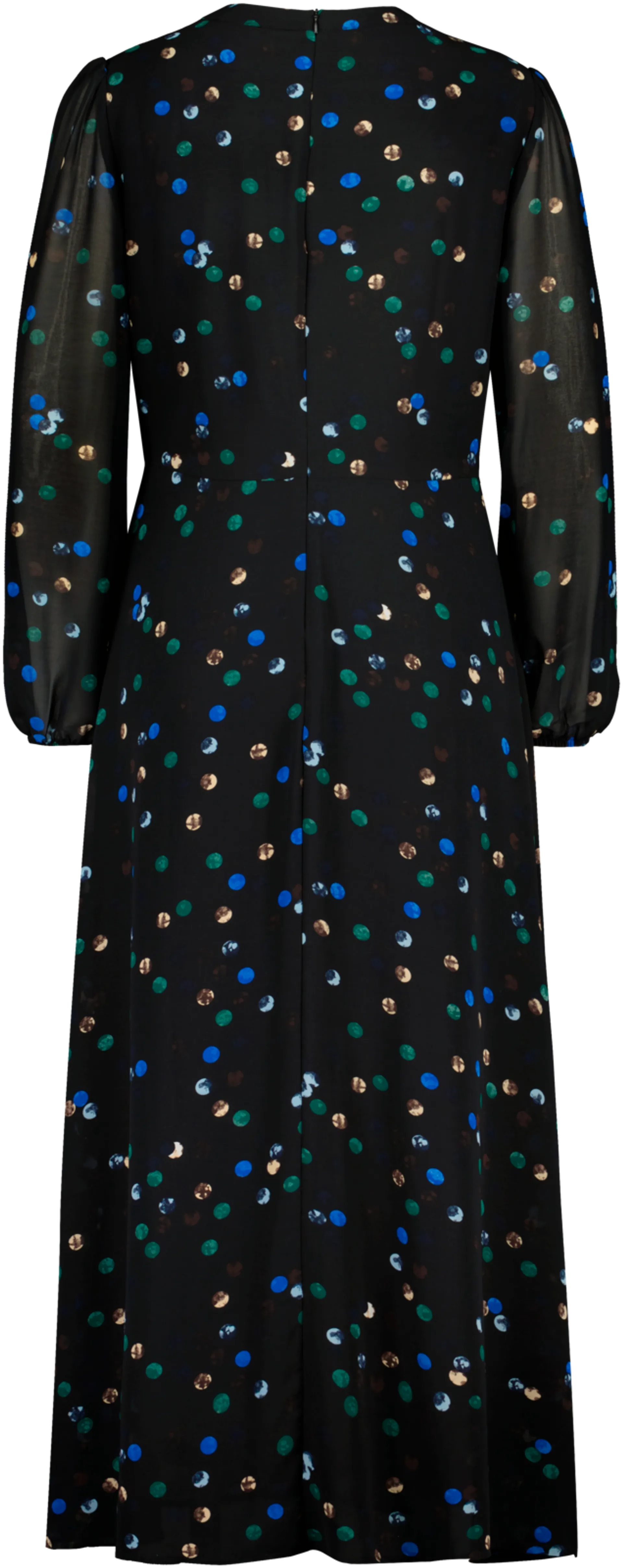 London Fog naisten mekko 218L302405 - black dots - 2