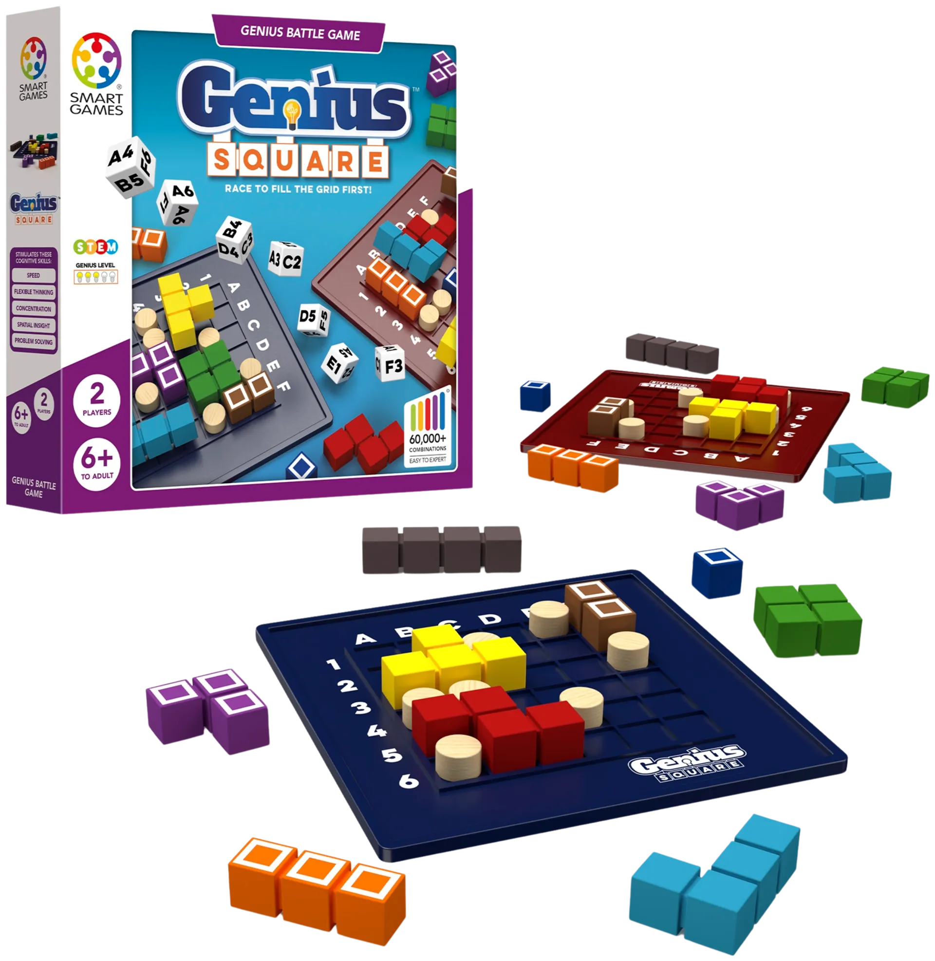 SmartGames Perhepeli Genius Square - 2