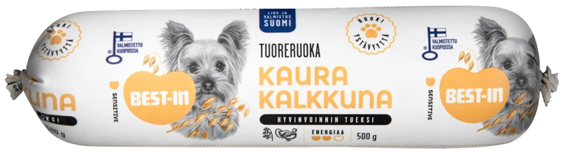 Best-In Kaura-Kalkkuna Koiran Tuoreruoka 500g - 1