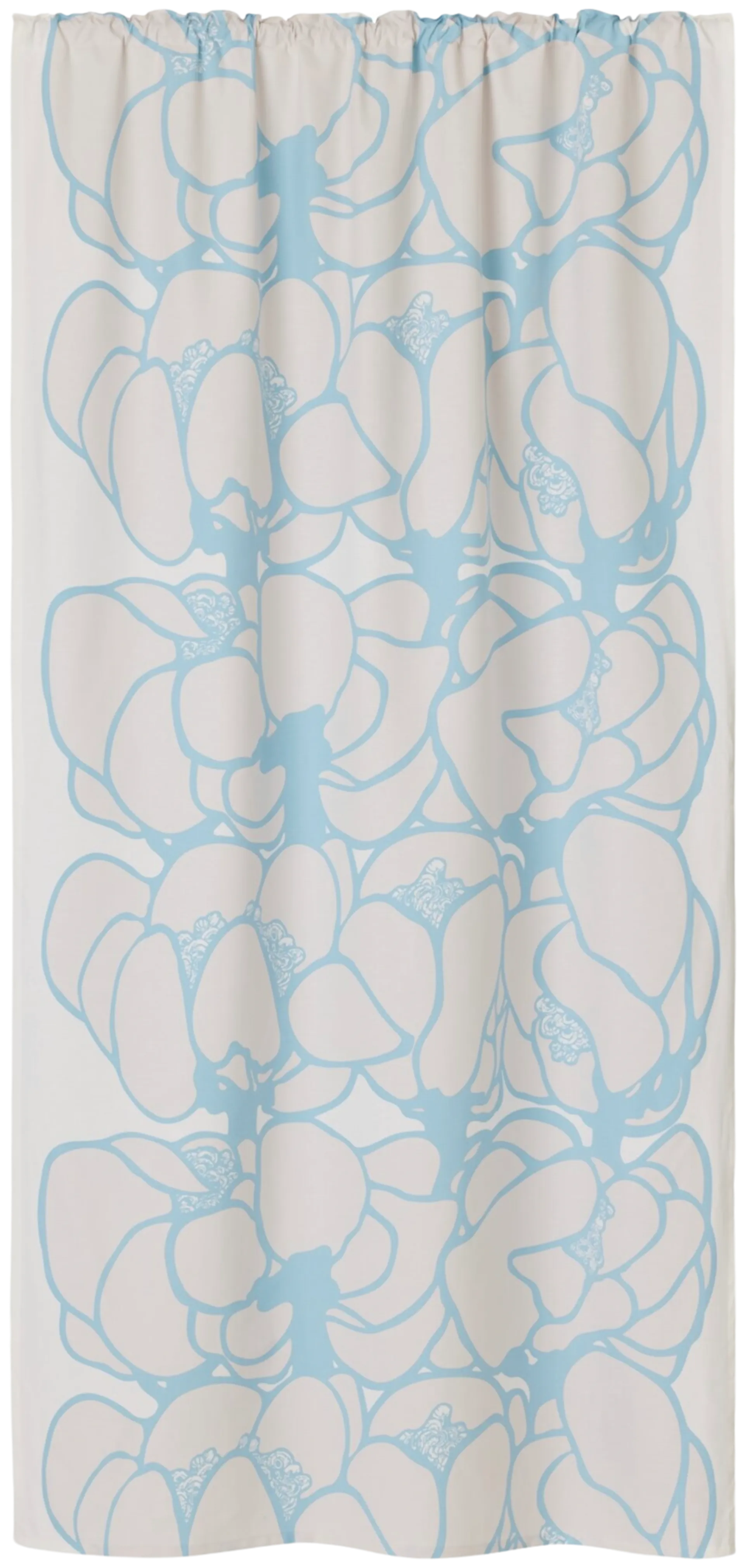 Vallila valmisverho Makeba 140x250 cm vaalean sininen