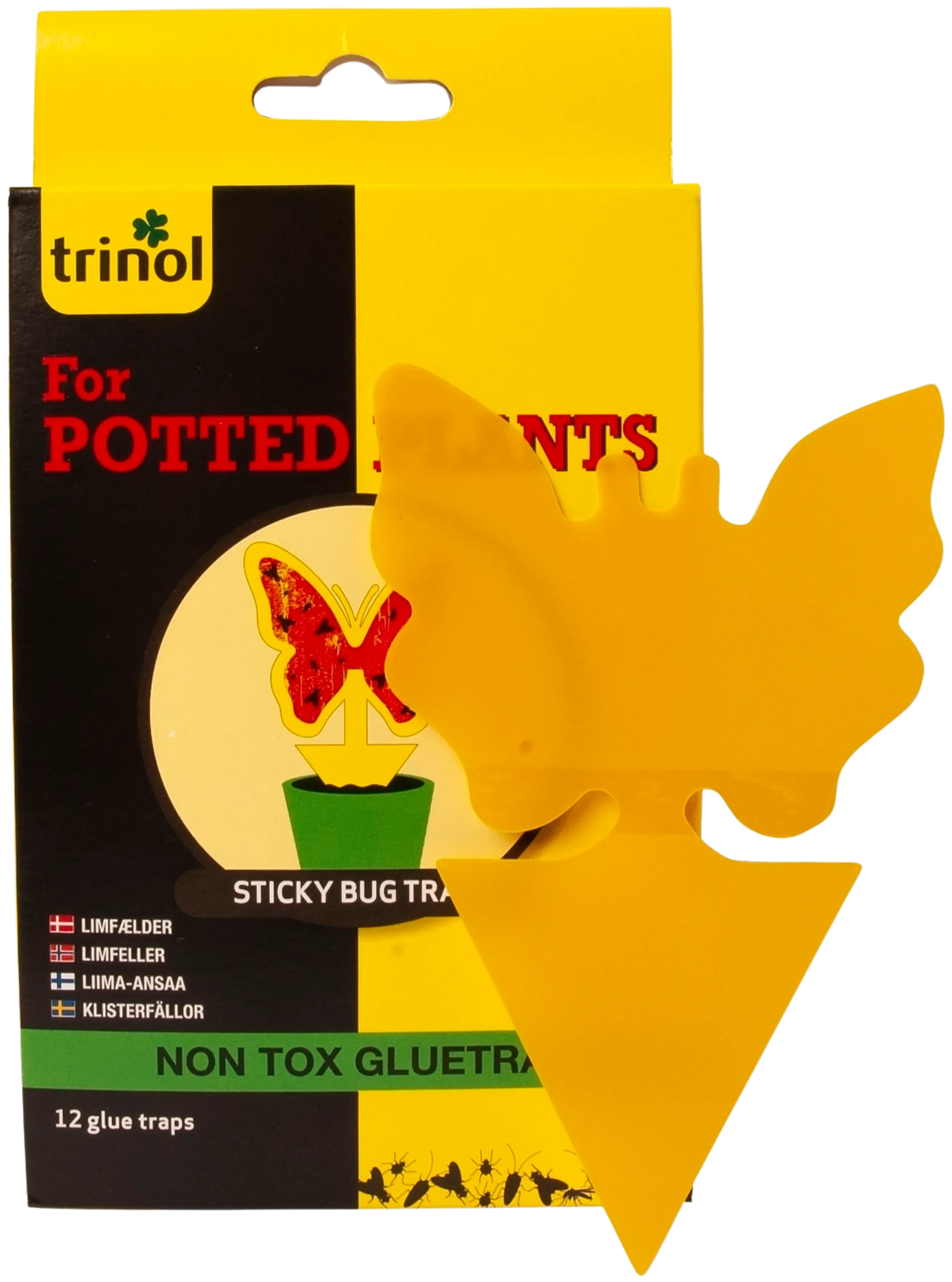 Trinol torjuntatikku, 12 kpl Sticky Bug liima-ansoja - 2