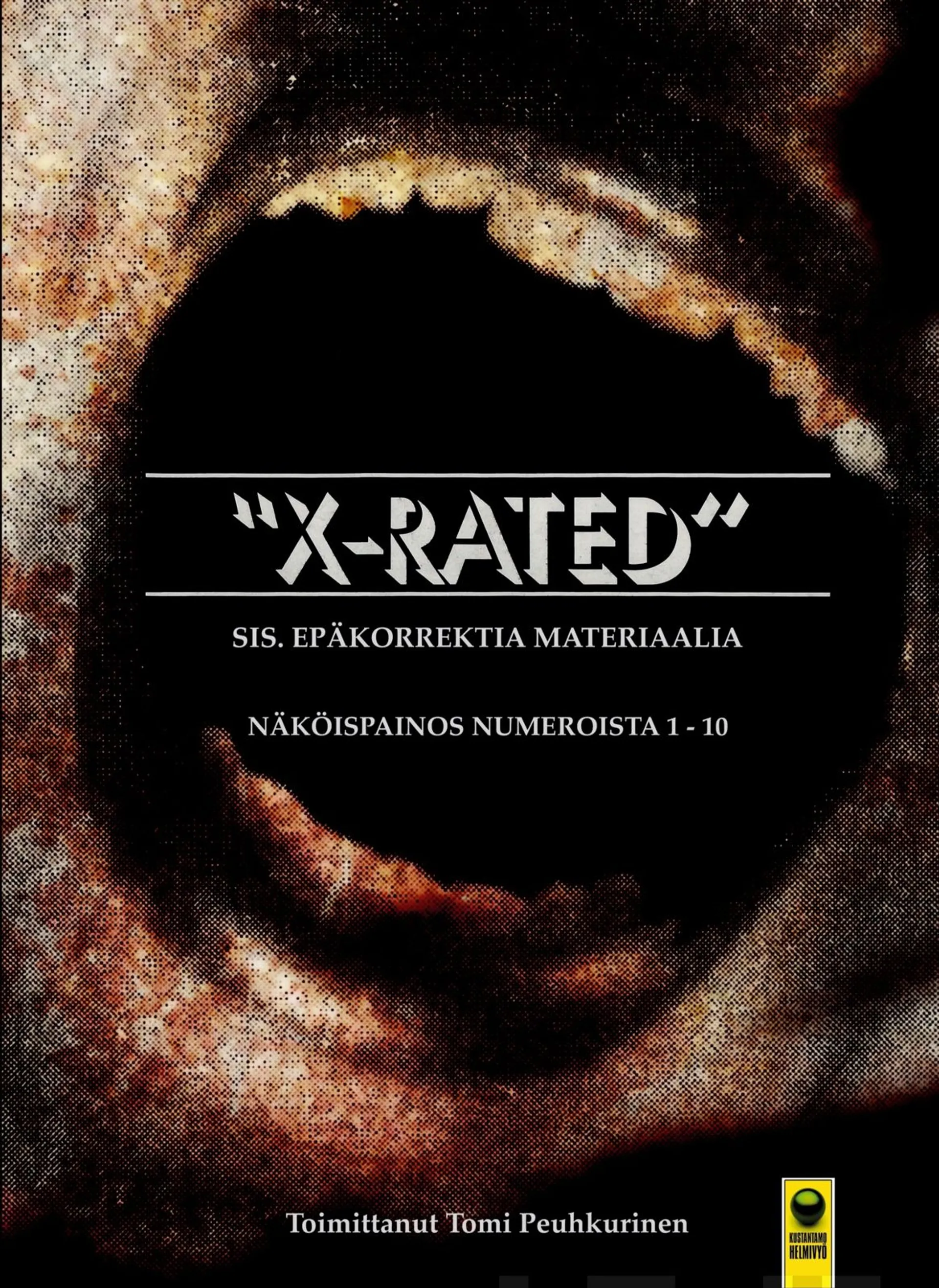 "X-Rated" sis.epäkorrektia materiaalia - Näköispainos numeroista 1-10