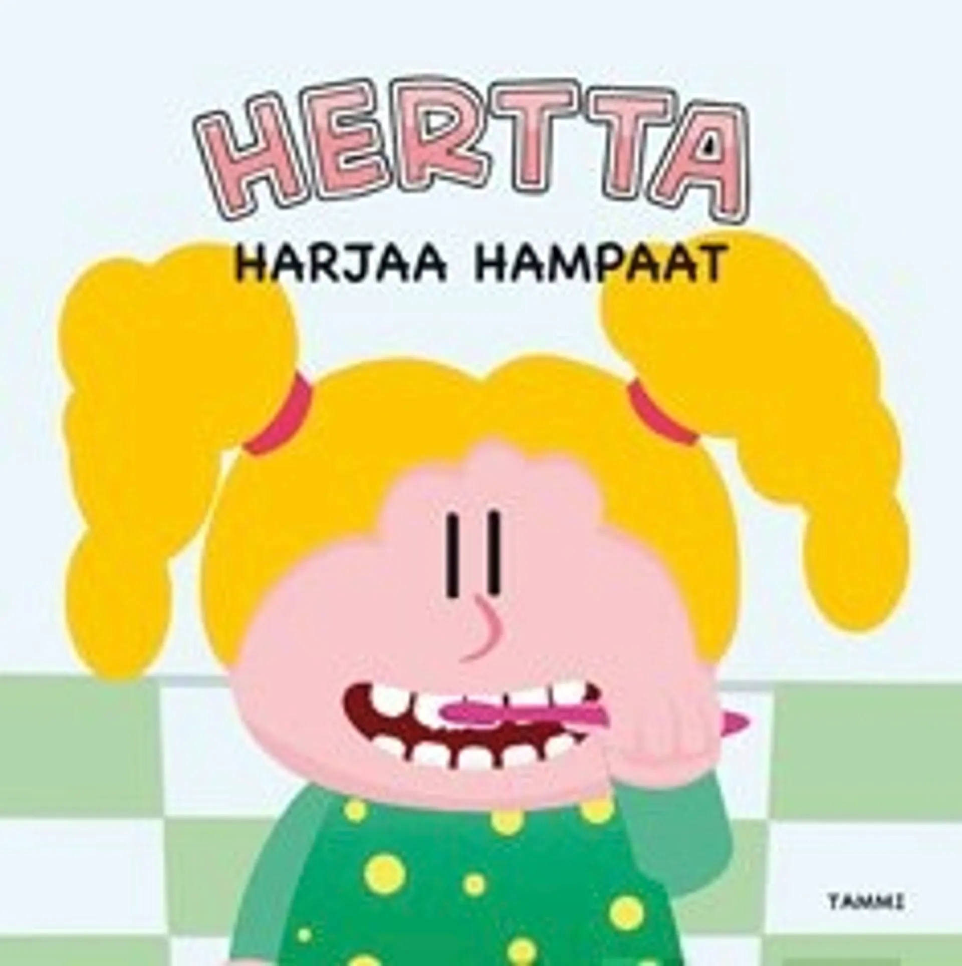 Hertta harjaa hampaat