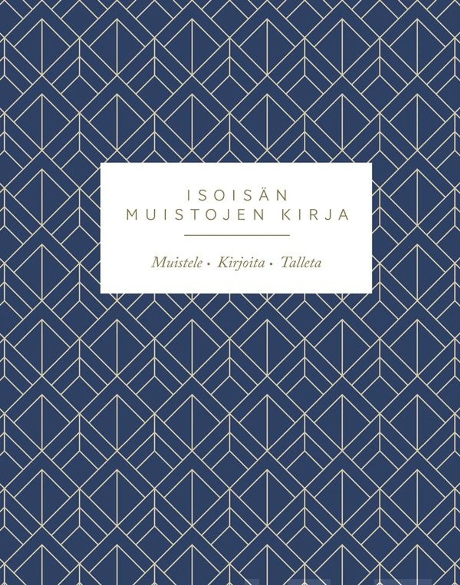 Isoisän muistojen kirja - Muistele - Kirjoita - Talleta