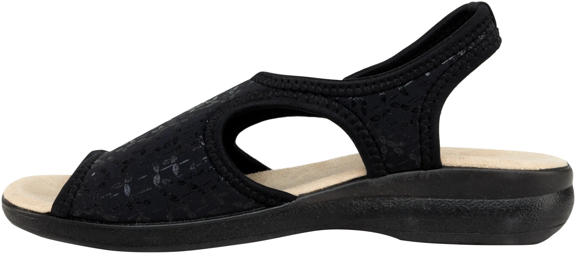 Saniflex naisten sandaalit Lorenza - NERO - 3