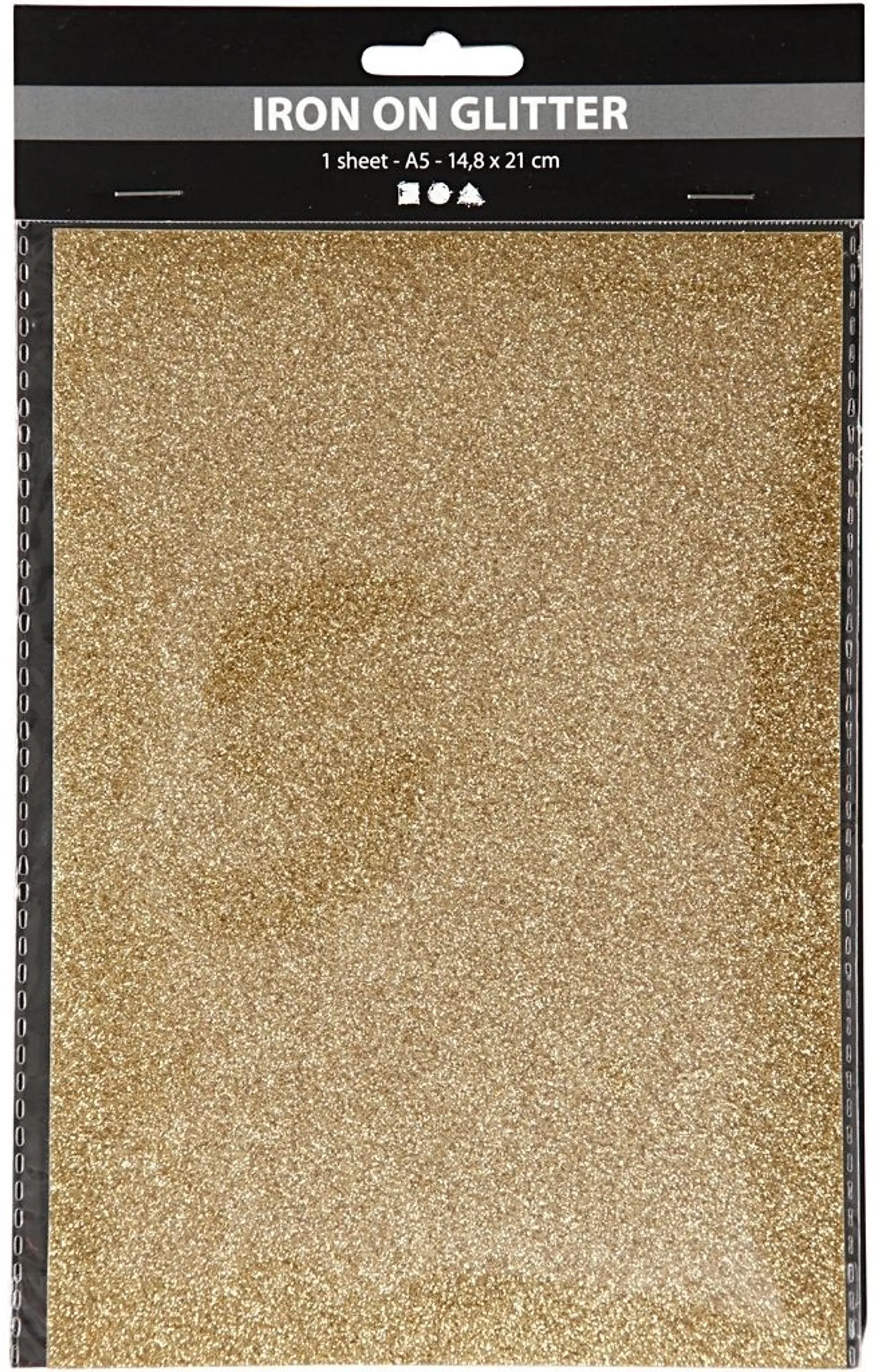 Silityskalvo, A5 14,8x21 cm, kulta, kimalle, 1ark