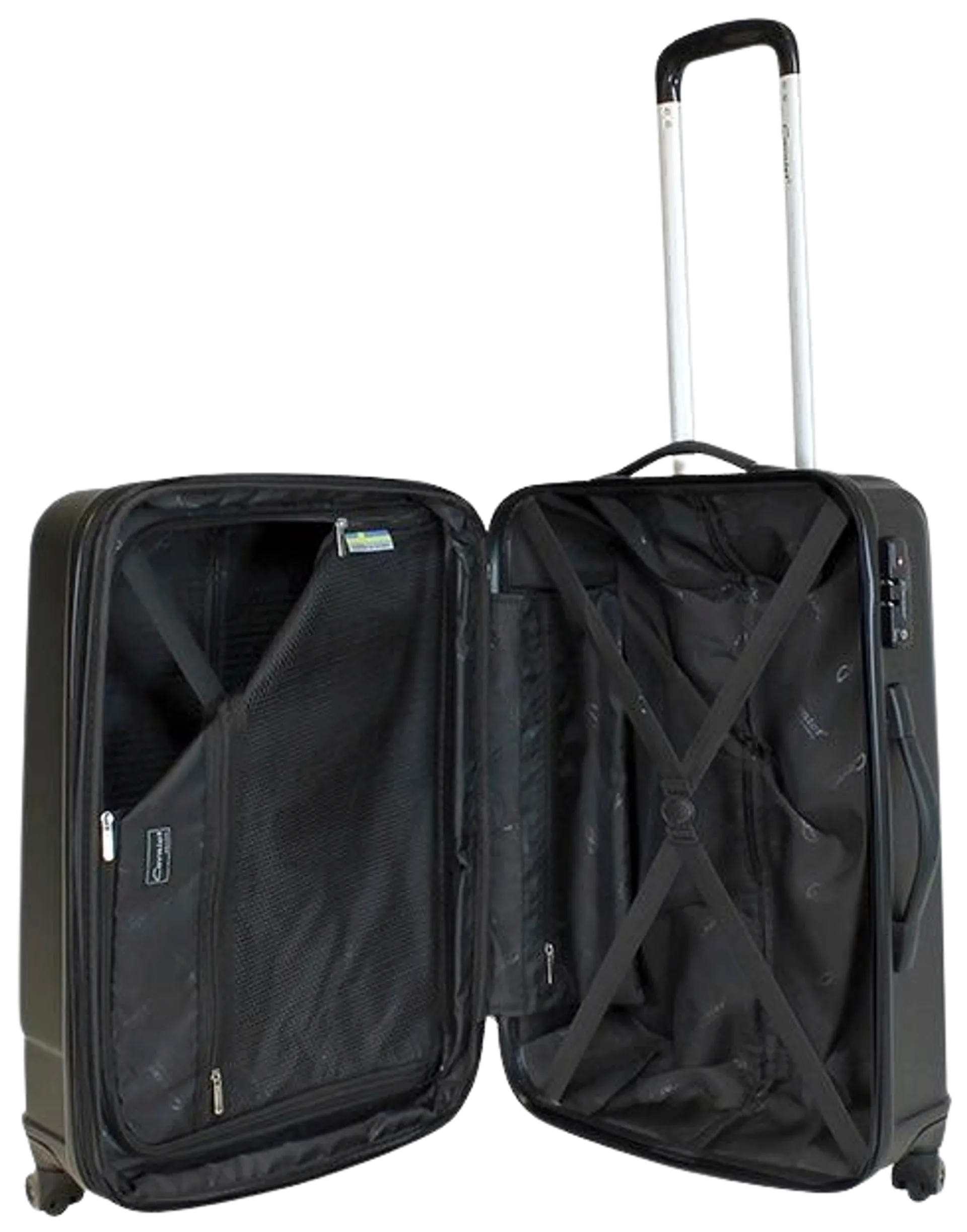 Cavalet Malibu matkalaukku L 73 cm, musta - 2