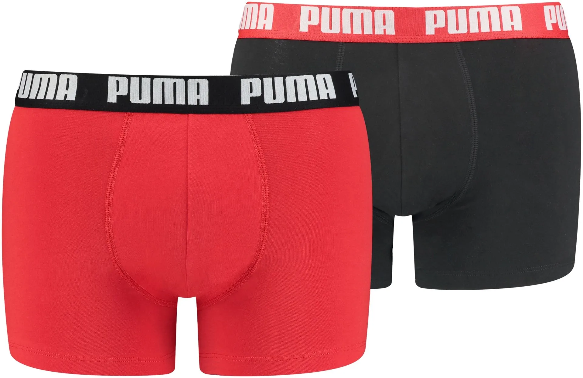Puma miesten bokserit  2-pack Basic - Red / black - 1