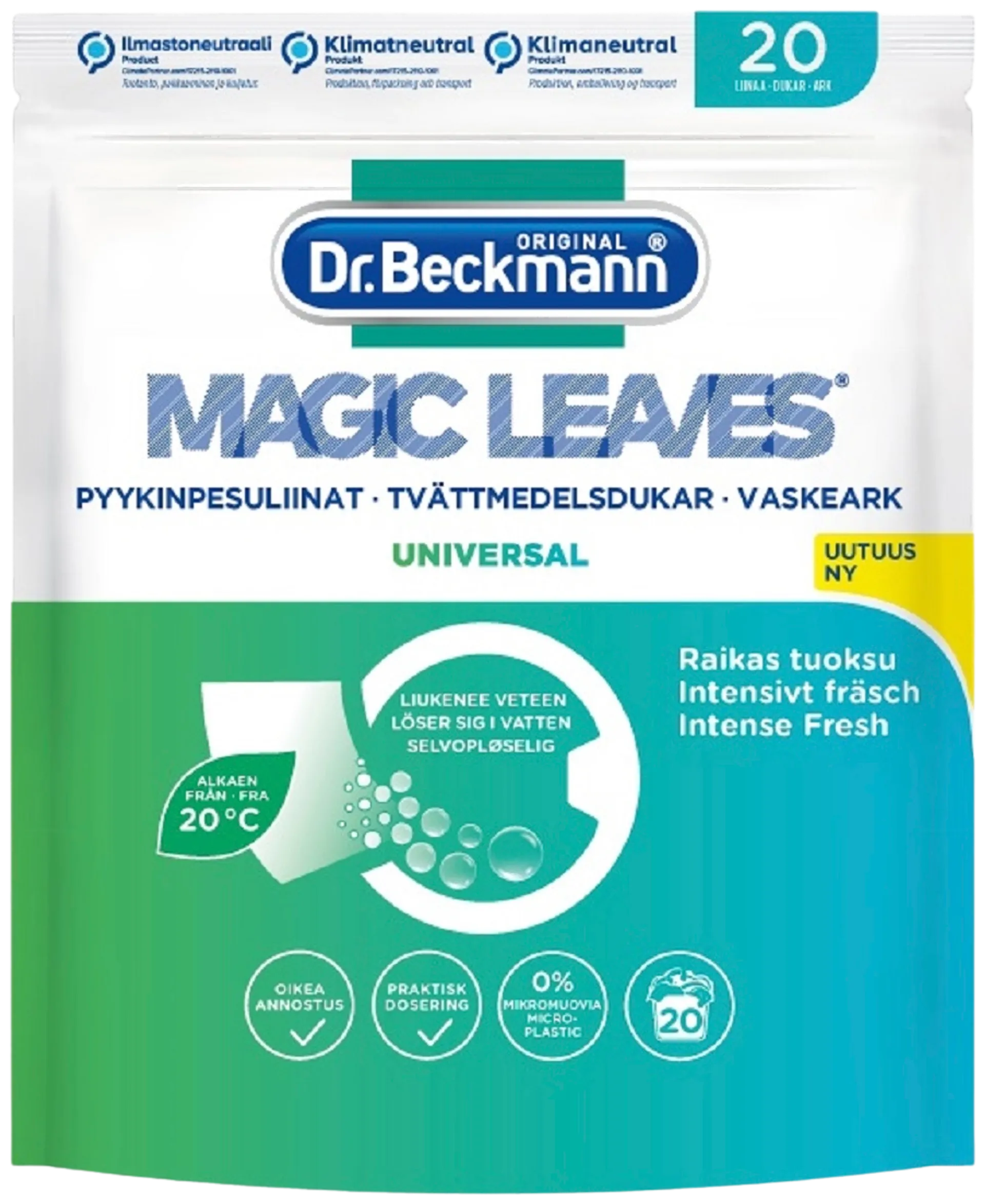 Dr. Beckmann Magic Leaves Pyykinpesuliinat Universal