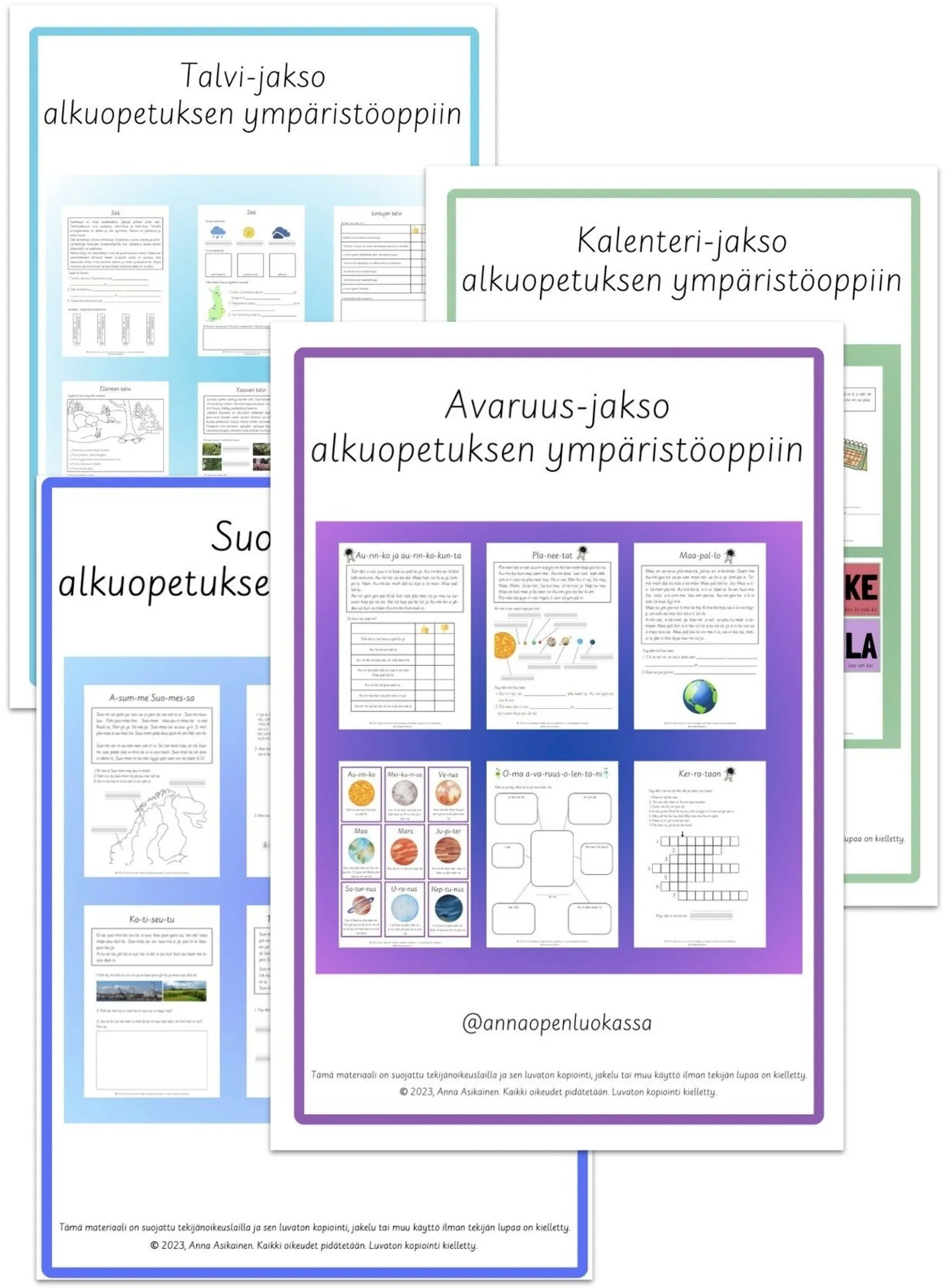 Alkuopetuksen ympäristöoppi (syksy & kevät)