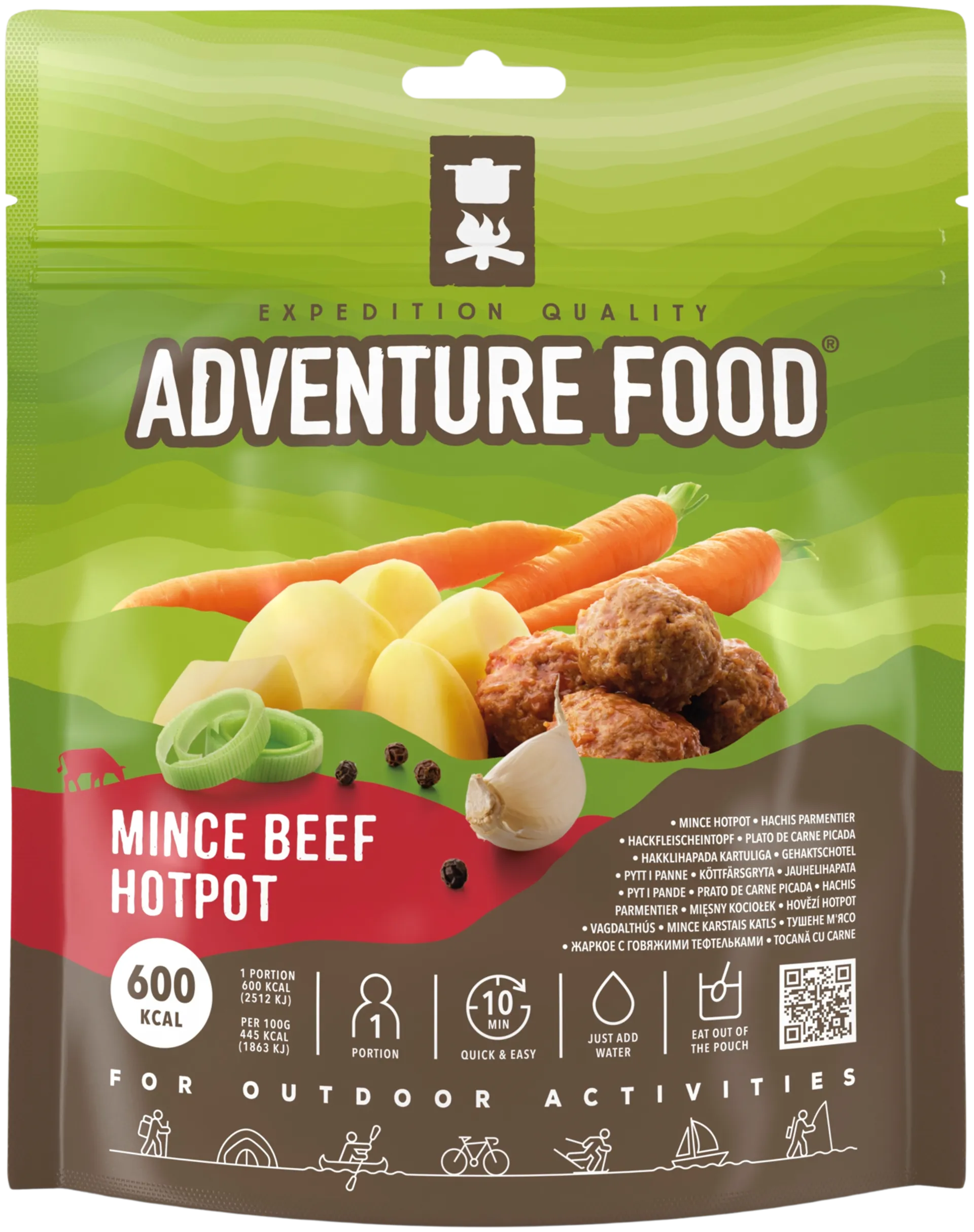 Adventure Food jauhelihapata, 600 kcal - 1