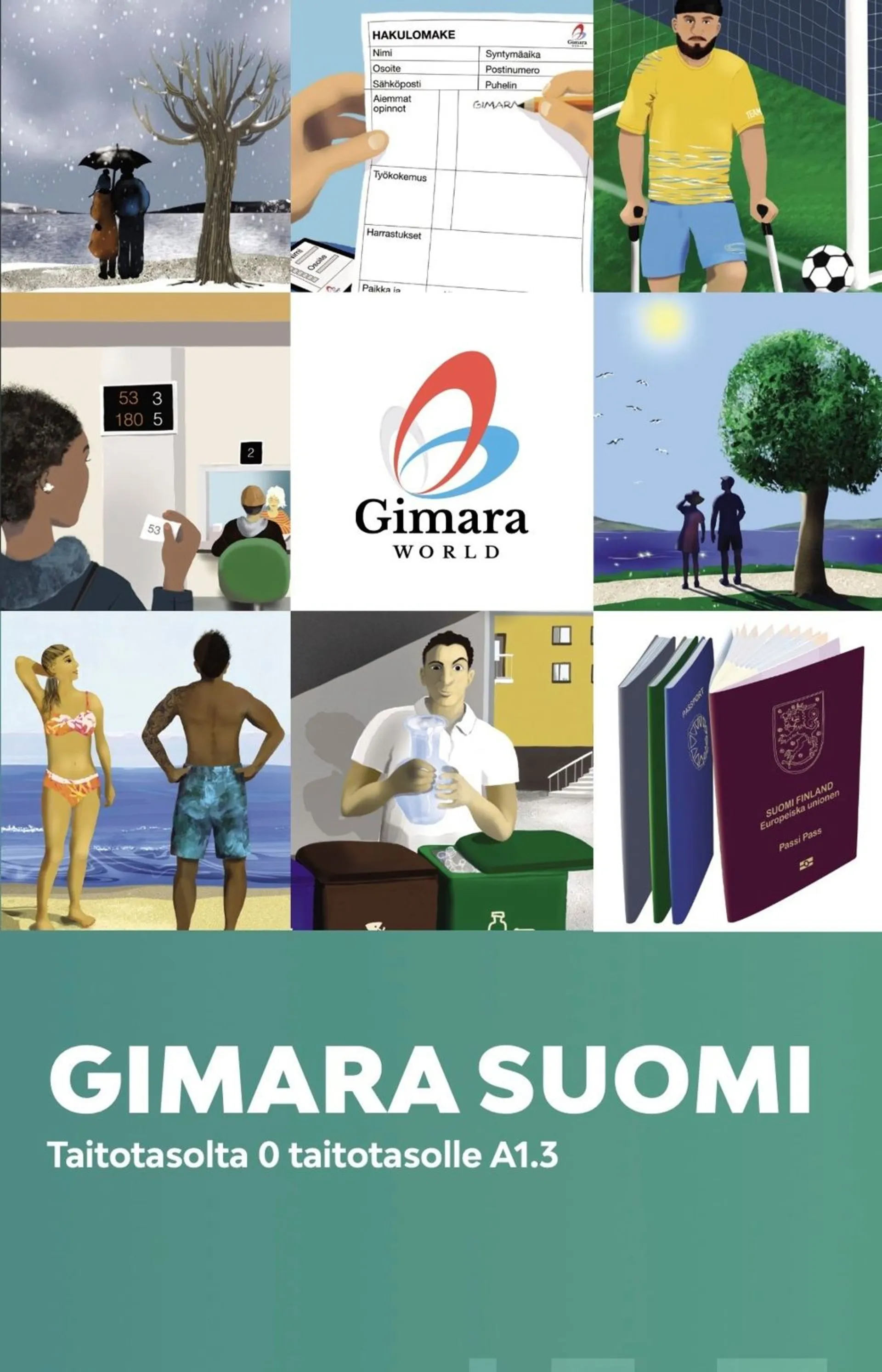 Gimara suomi - Taitotasolta 0 taitotasolle A1.3