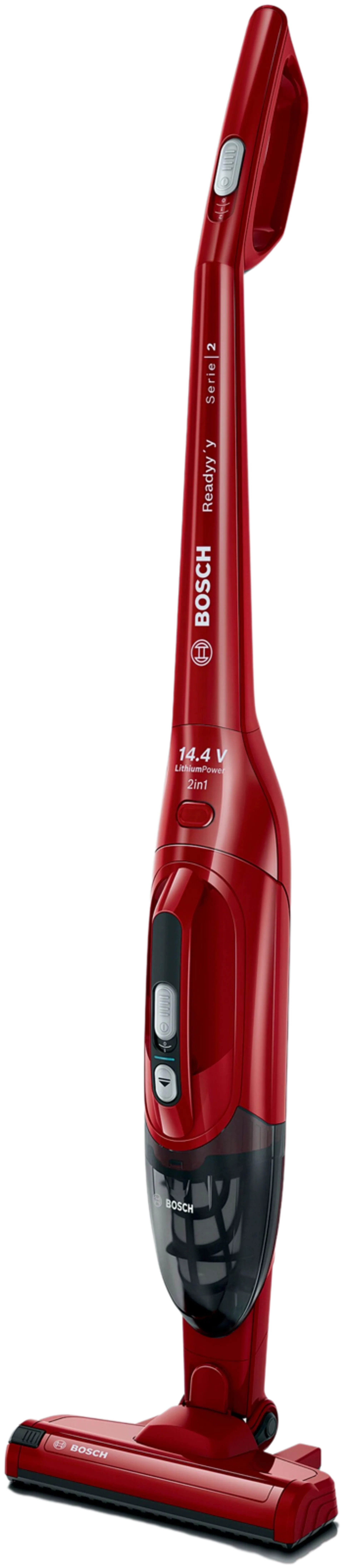 Bosch ladattava pölynimuri, Readyy'y 14.4V, punainen