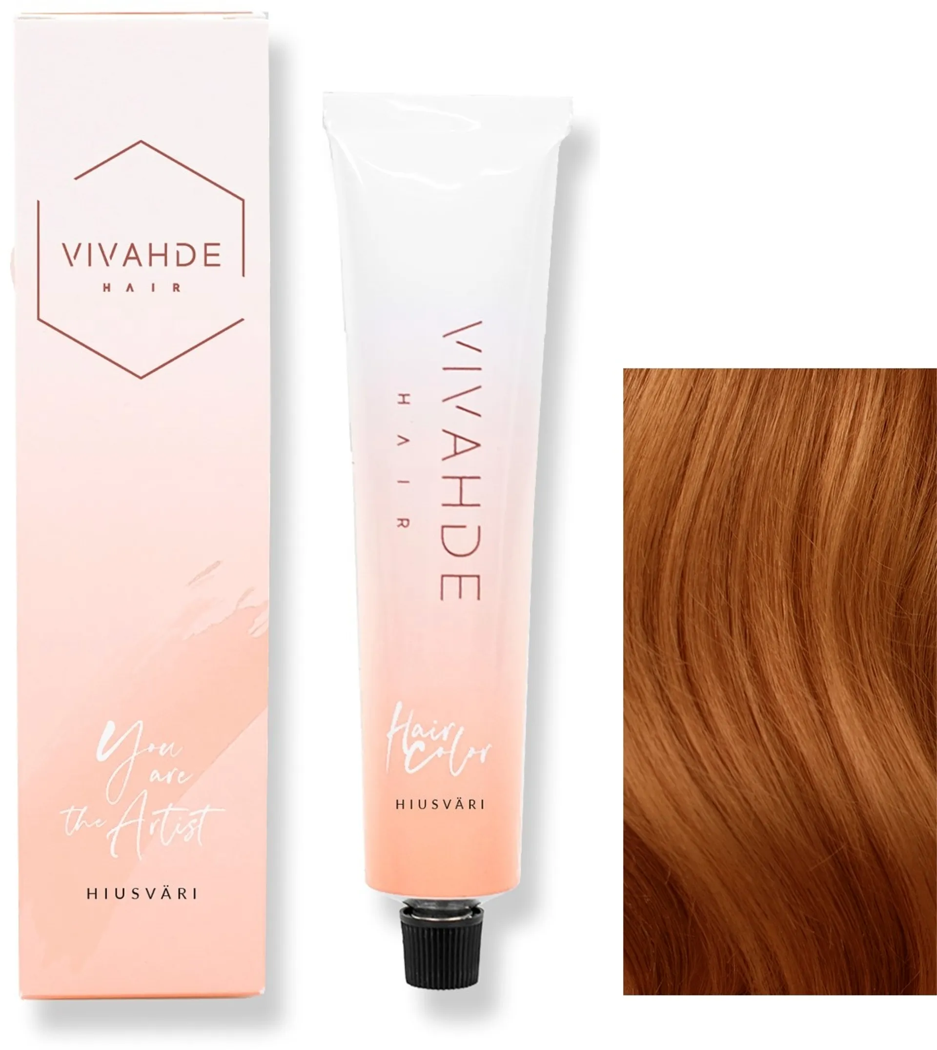 Vivahde Hair 8 C Kupari hiusväri  60 ml - 1