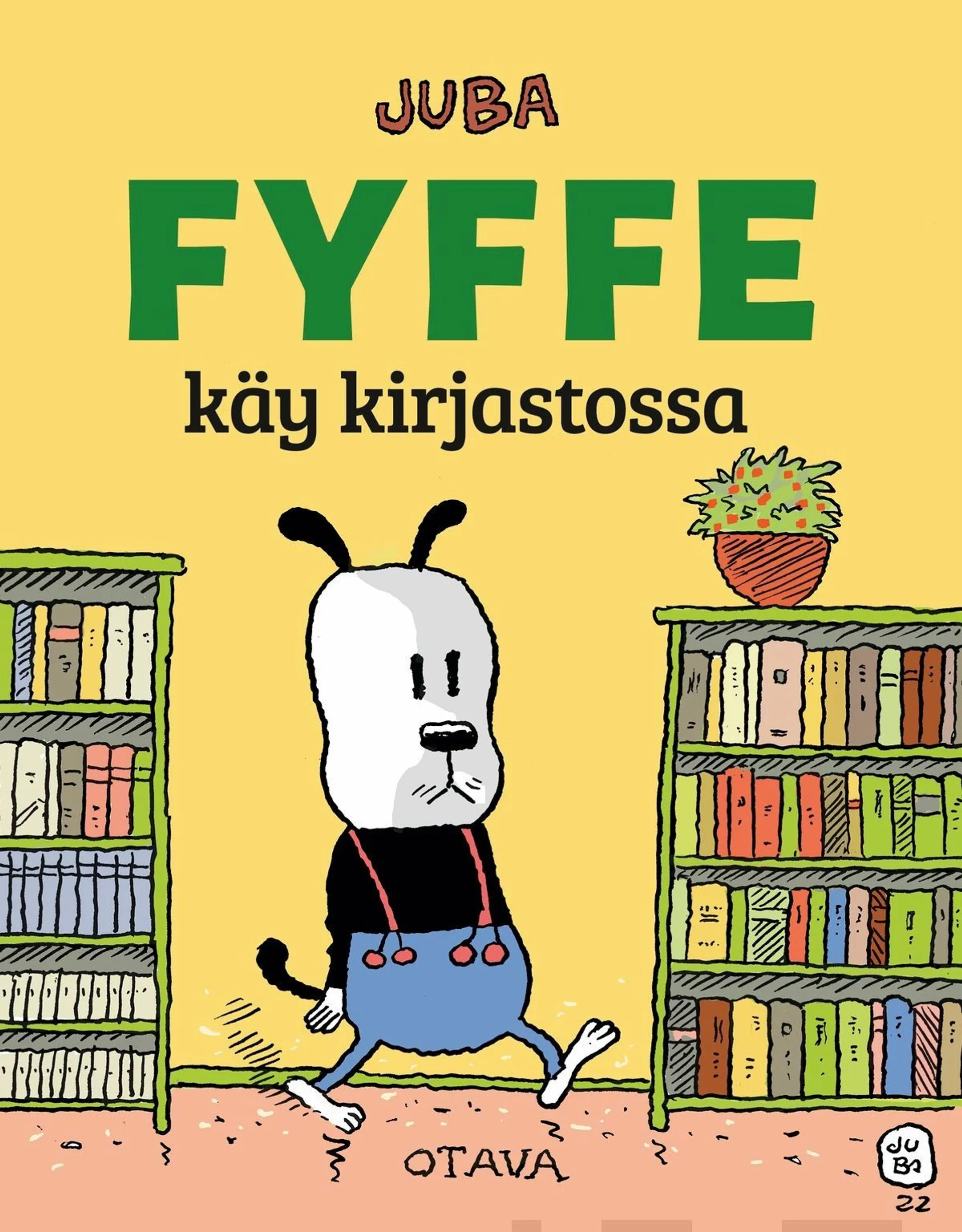 Tuomola, Fyffe käy kirjastossa