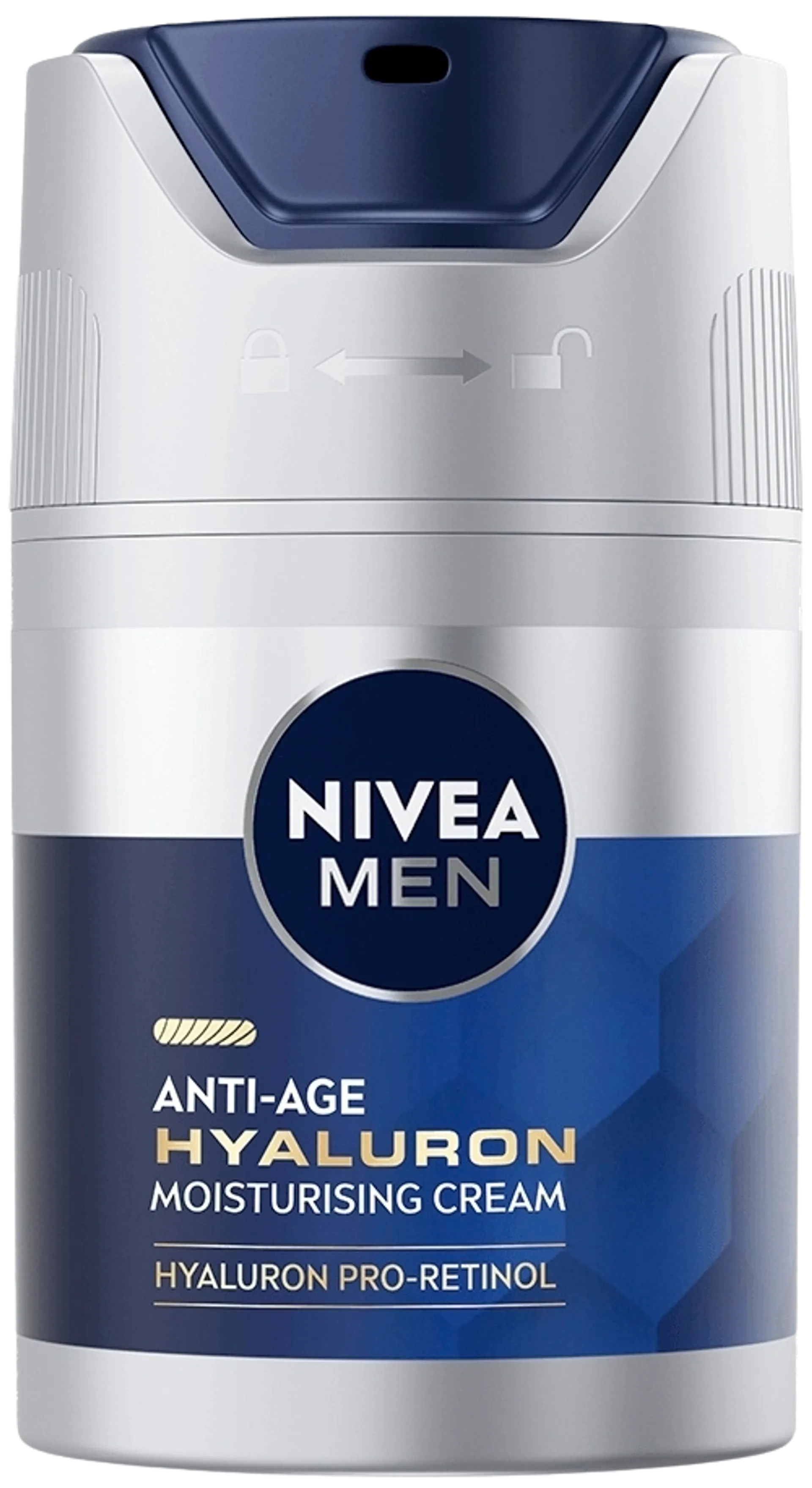 NIVEA MEN 50ml Anti-Age Hyaluron Face Moisturising Cream SPF15 -kasvovoide - 2